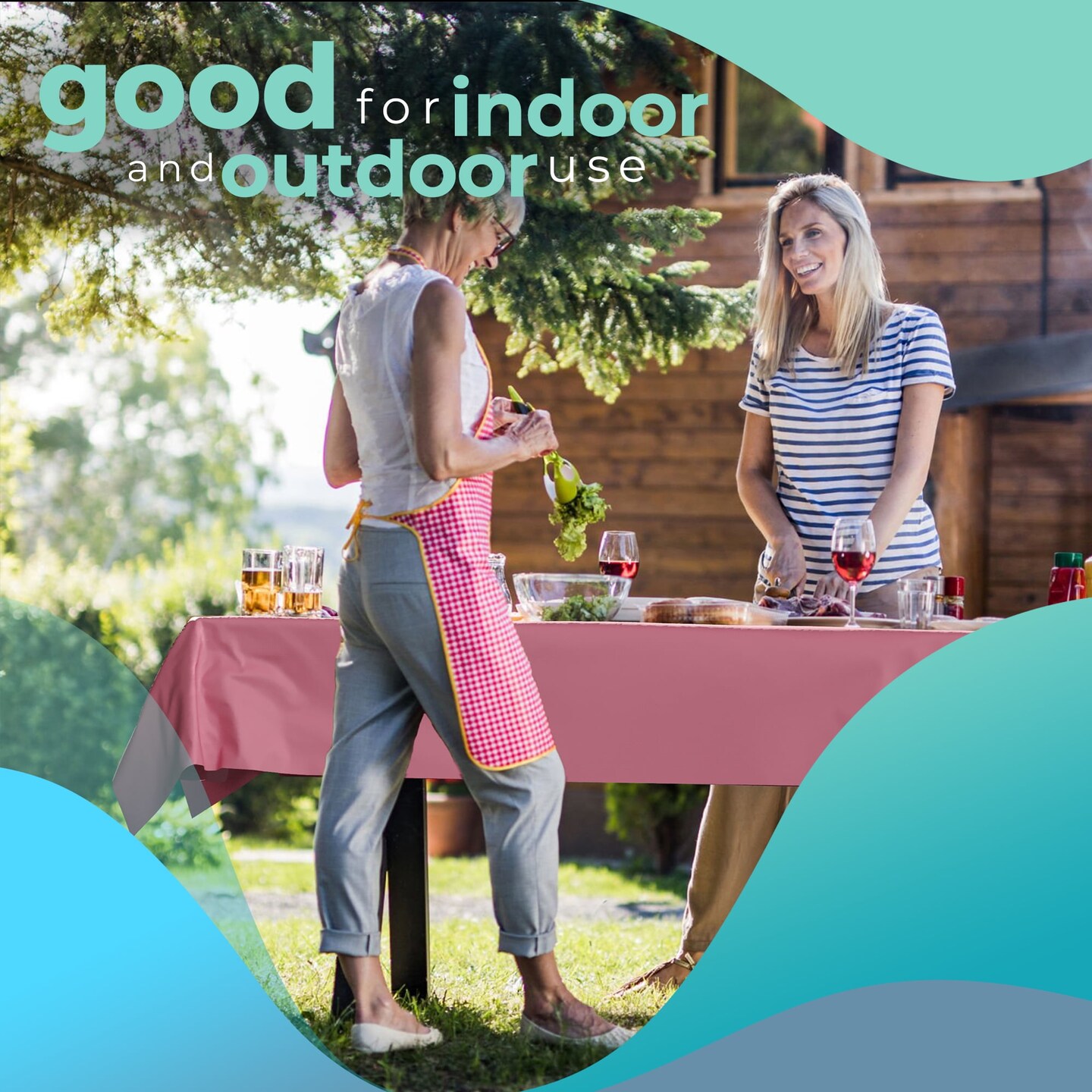 Exquisite Plastic Table Cover Roll – 40" x 300' Disposable Tablecloth Roll – Premium Thick 0.5 MIL Plastic Banquet Roll – Party Table Cover Roll for Events & Catering