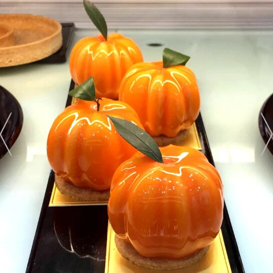Pumpkin Shape Silicone Mold 6 Cavity