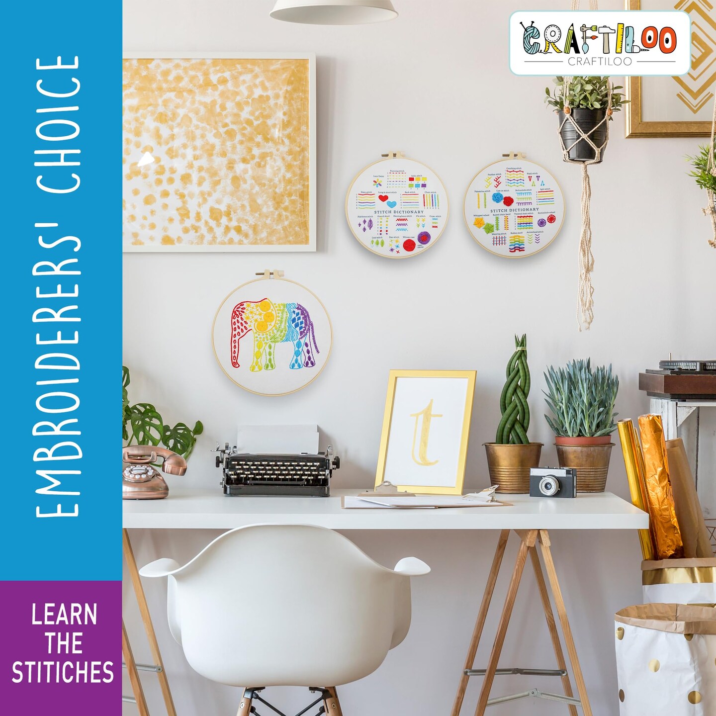 Embroidery Kit for Beginners Cross Stitch Kits for Beginners Needlepoint Kits for Adults Embroidery Kits for Adults Cross Stitch kit Elephant