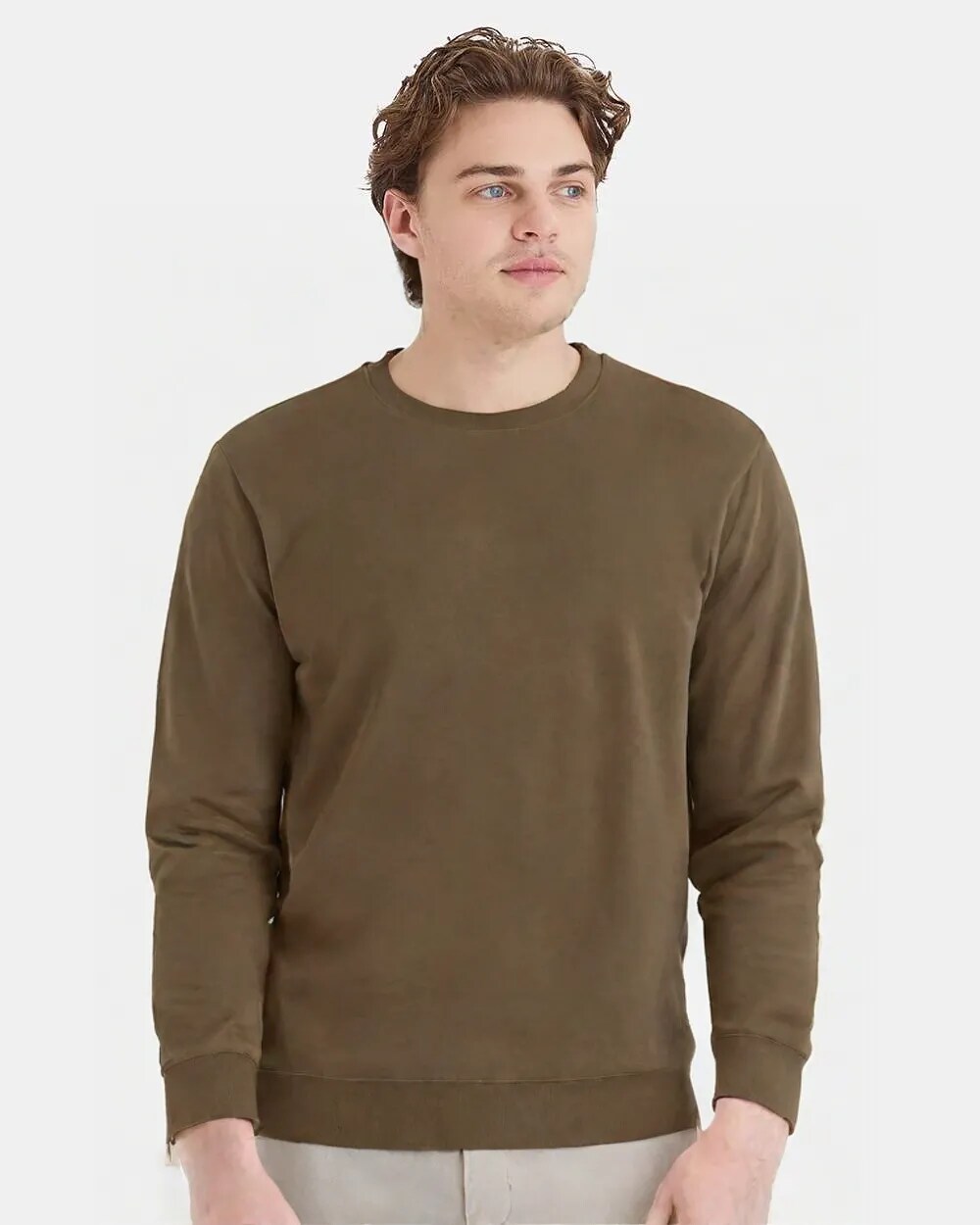 Hanes Unisex EcoSmart Fleece Crewneck Sweatshirt For Casual Wear