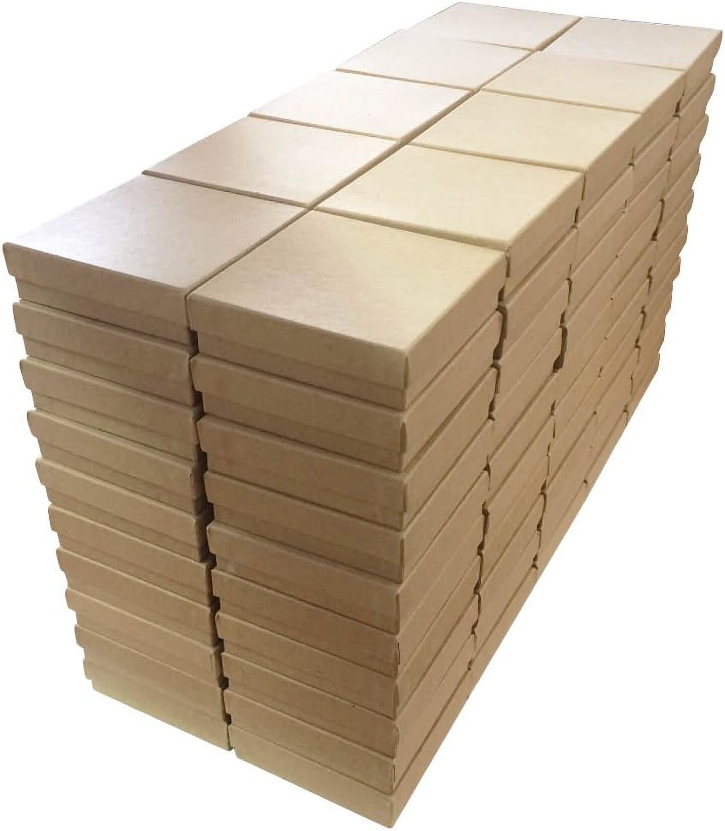 Kraft Cotton Filled Jewelry Box #33 (Case of 100) (Original Version)