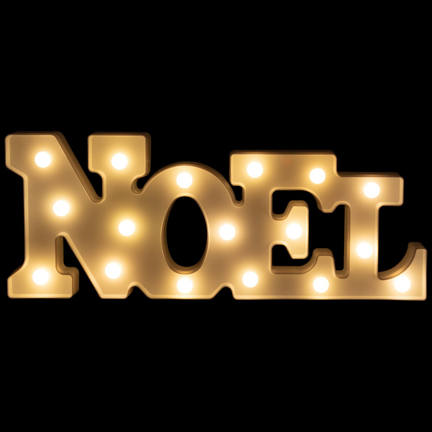 Northlight LED Lighted NOEL Christmas Marquee Wall Sign - 17&#x22; - White
