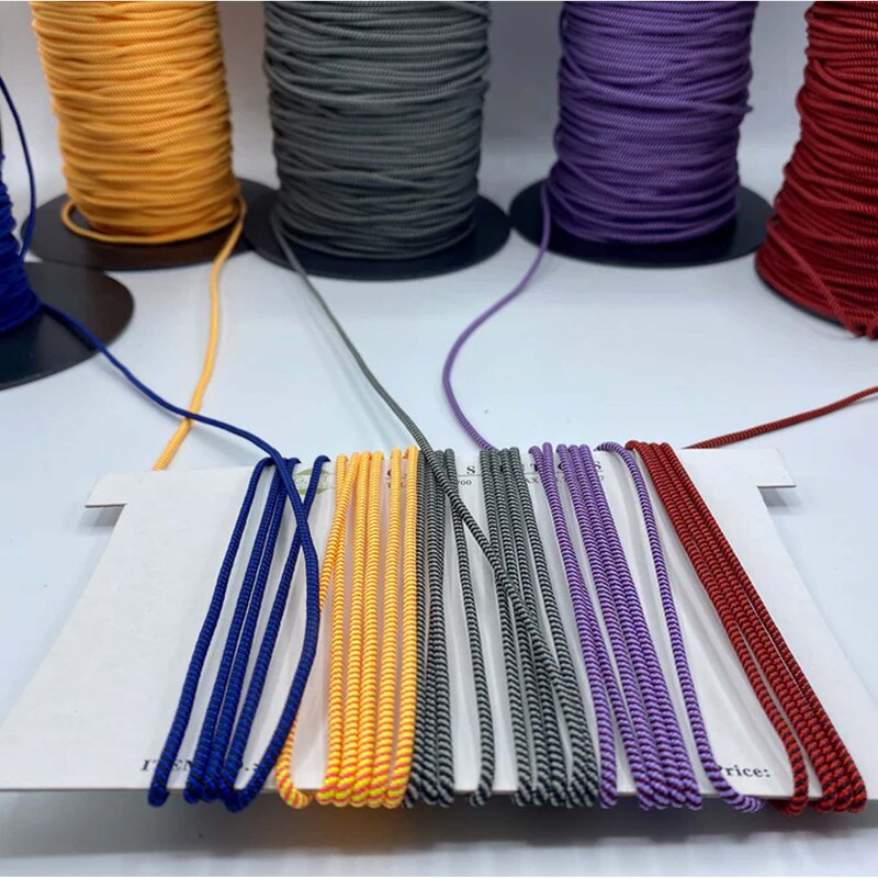 10 Yards Purple &#x26; Violet Two-Tone Elastic Cord