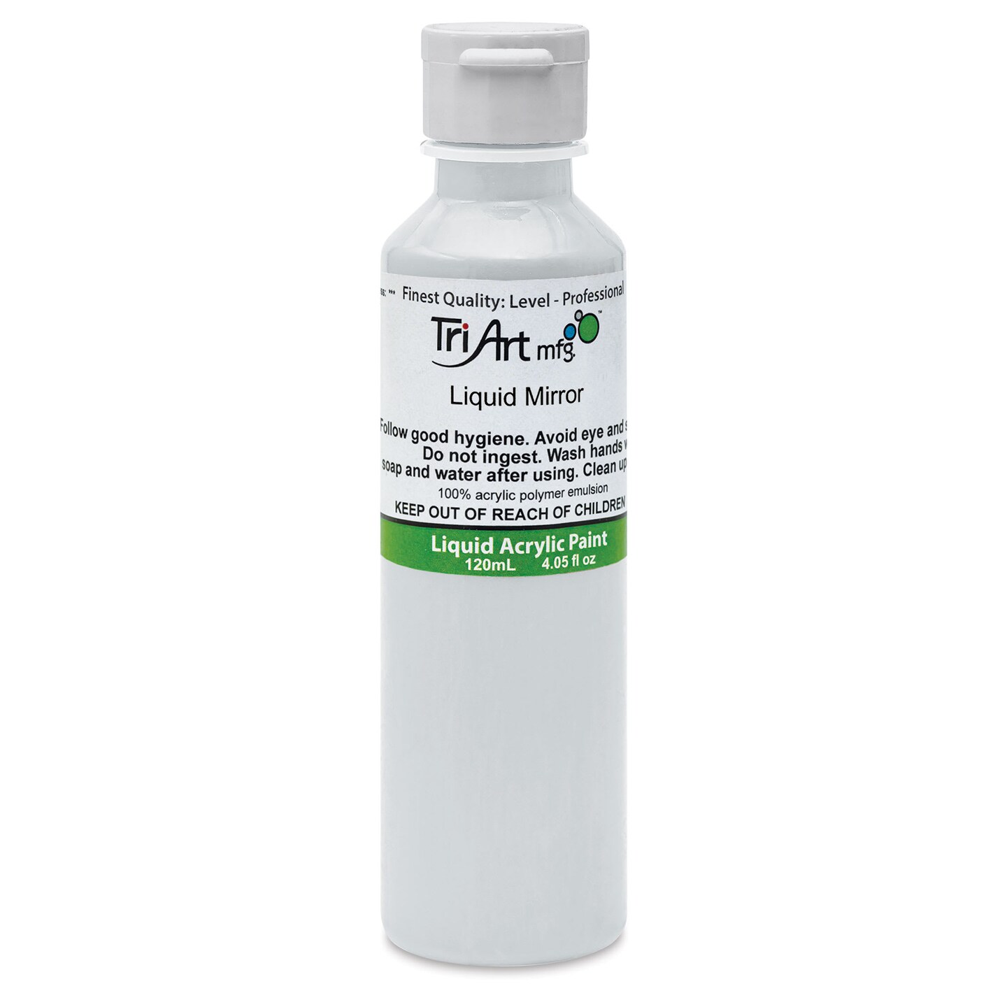 Tri-Art Liquid Artist Acrylics - Liquid Mirror, 120 ml bottle