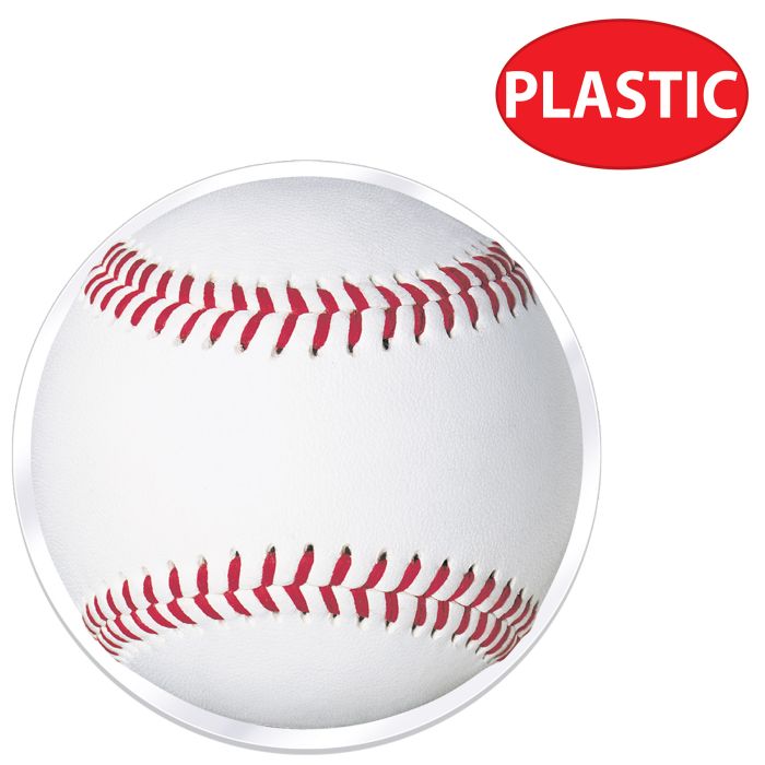 48 Pack Beistle Plastic Baseball Placemats