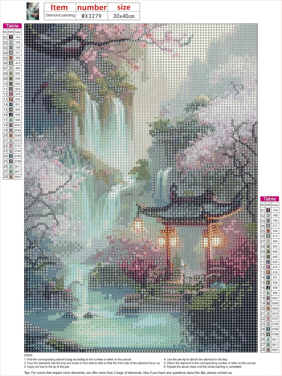 DIY 5D Diamond Art Painting Kits for Adults Diamond Art Scenery Waterfall Flower Diamond Art Painting Full Drill Crystal Rhinestone Embroidery Craft Kits for Home Wall Decor Gifts, 12x16inch