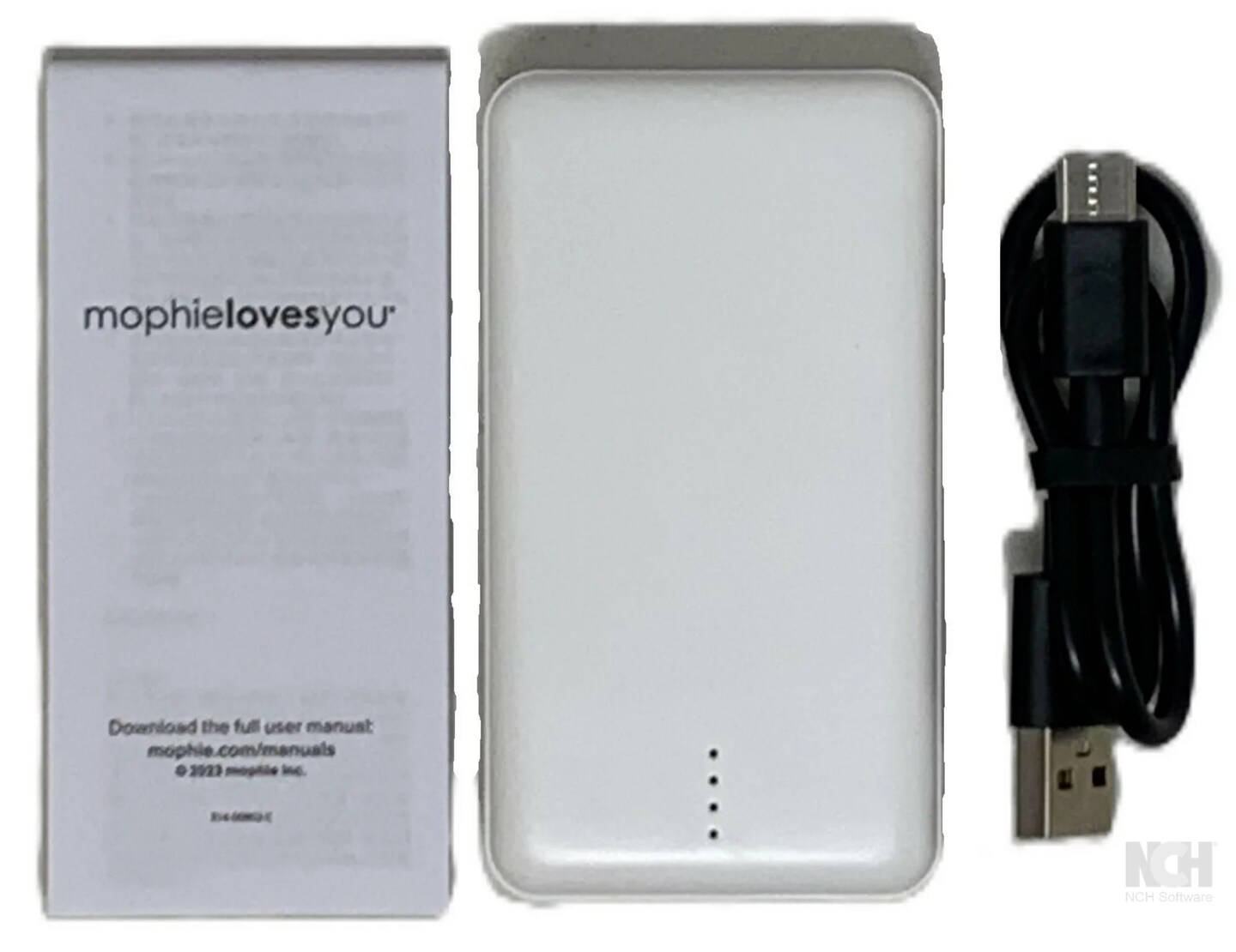 Mophie Powerstation Ultra Portable Power Bank Battery Charger White
