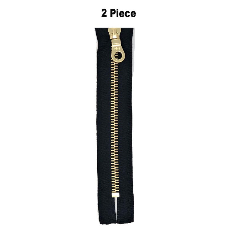 6MM One Way Separating Zipper – Multiple Tape & Teeth Color Options