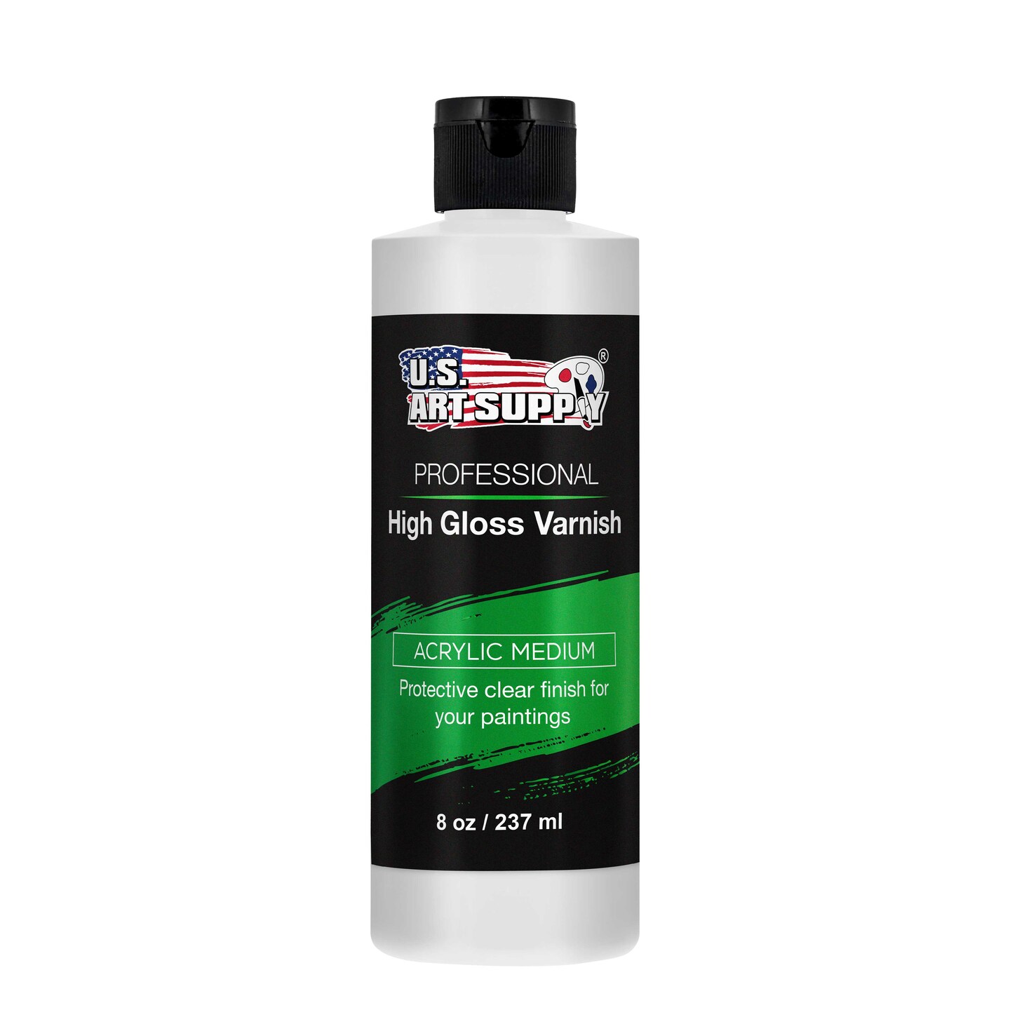 8 oz High Gloss Varnish for Acrylic Paintings - Clear Protective Finish with UV Protection