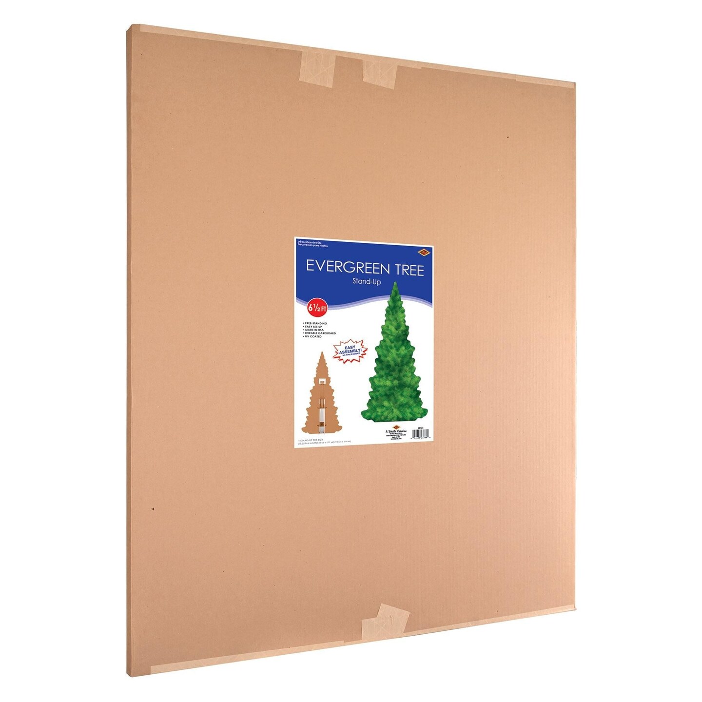 4 Pack Beistle Christmas Evergreen Tree Stand-Up Decoration