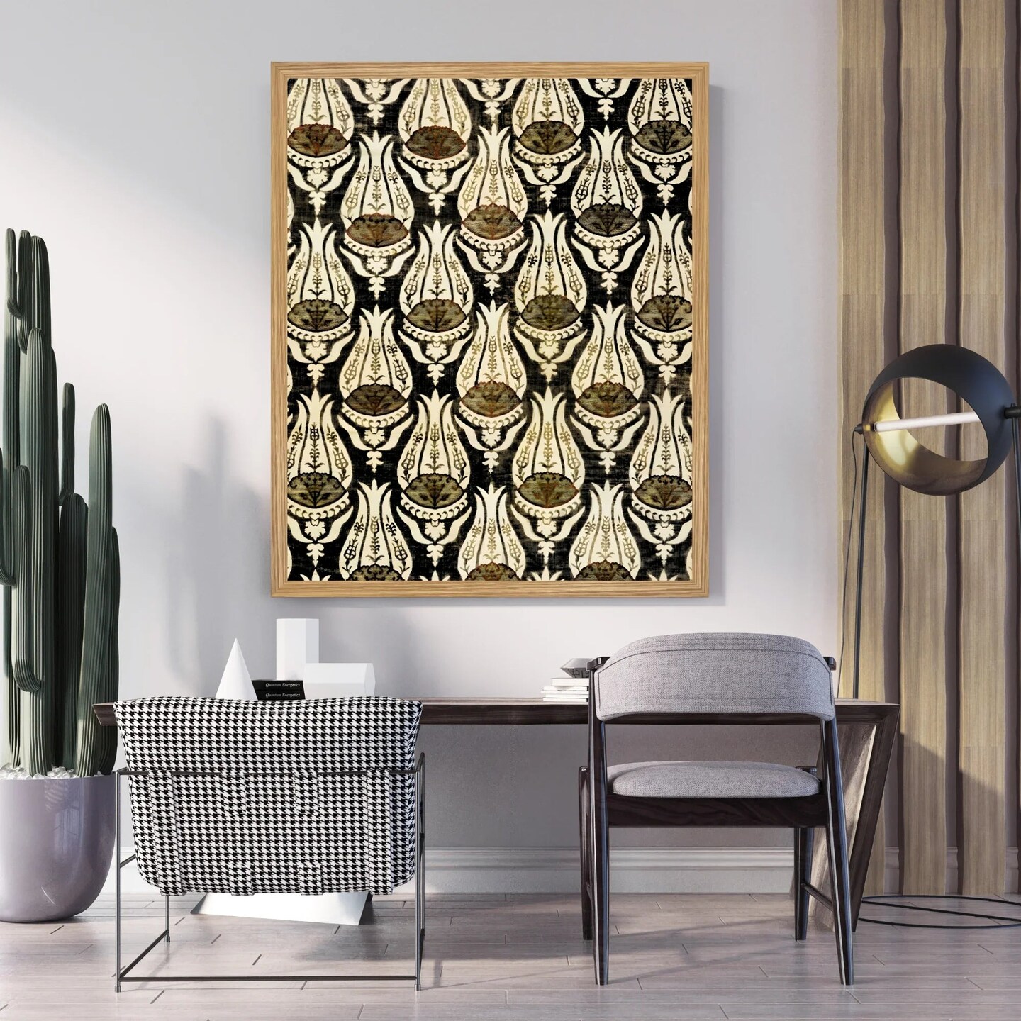 Large Framed Corporate Office Decor Wall Art Canvas 40x60 Inch - William Morris