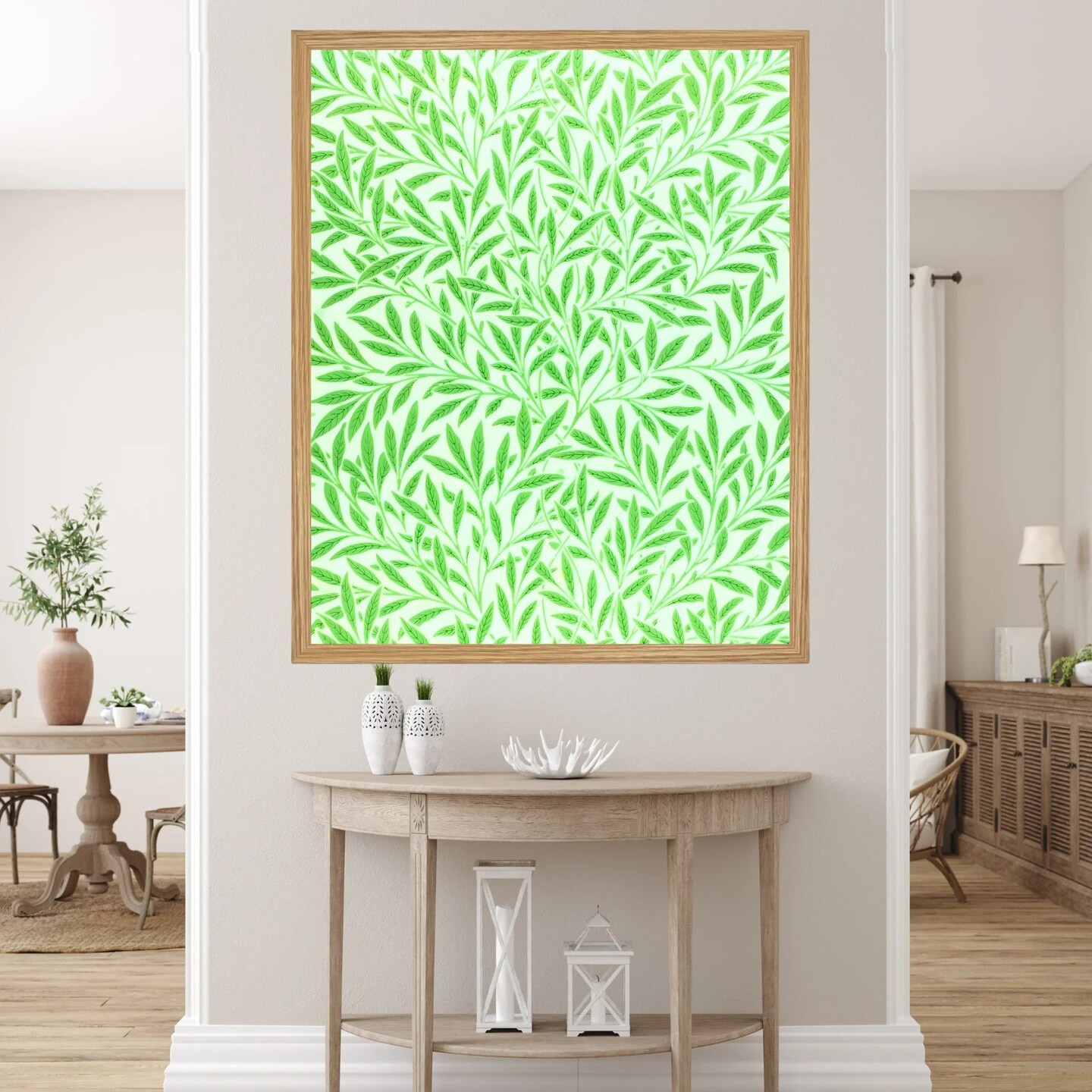 Large Framed Corporate Office Decor Wall Art Canvas 40x60 Inch - William Morris