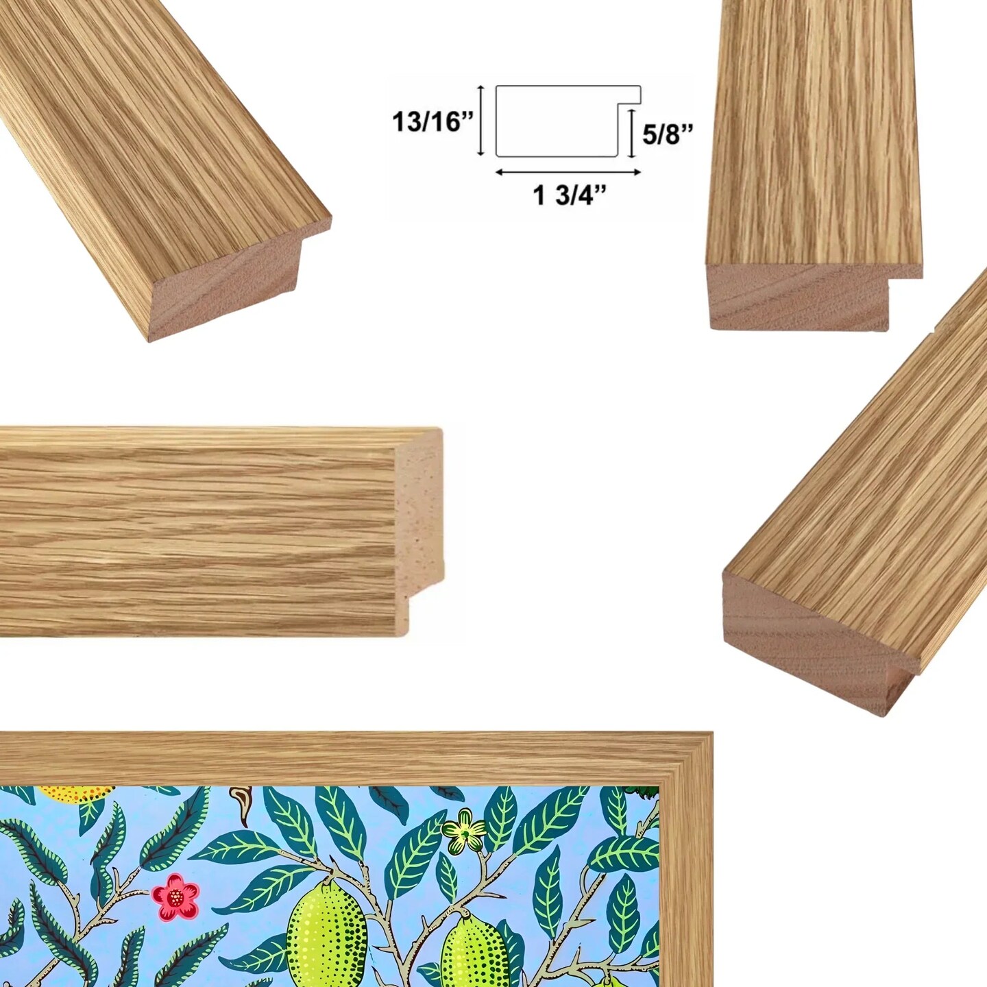 Large Framed Corporate Office Decor Wall Art Canvas 40x60 Inch - William Morris