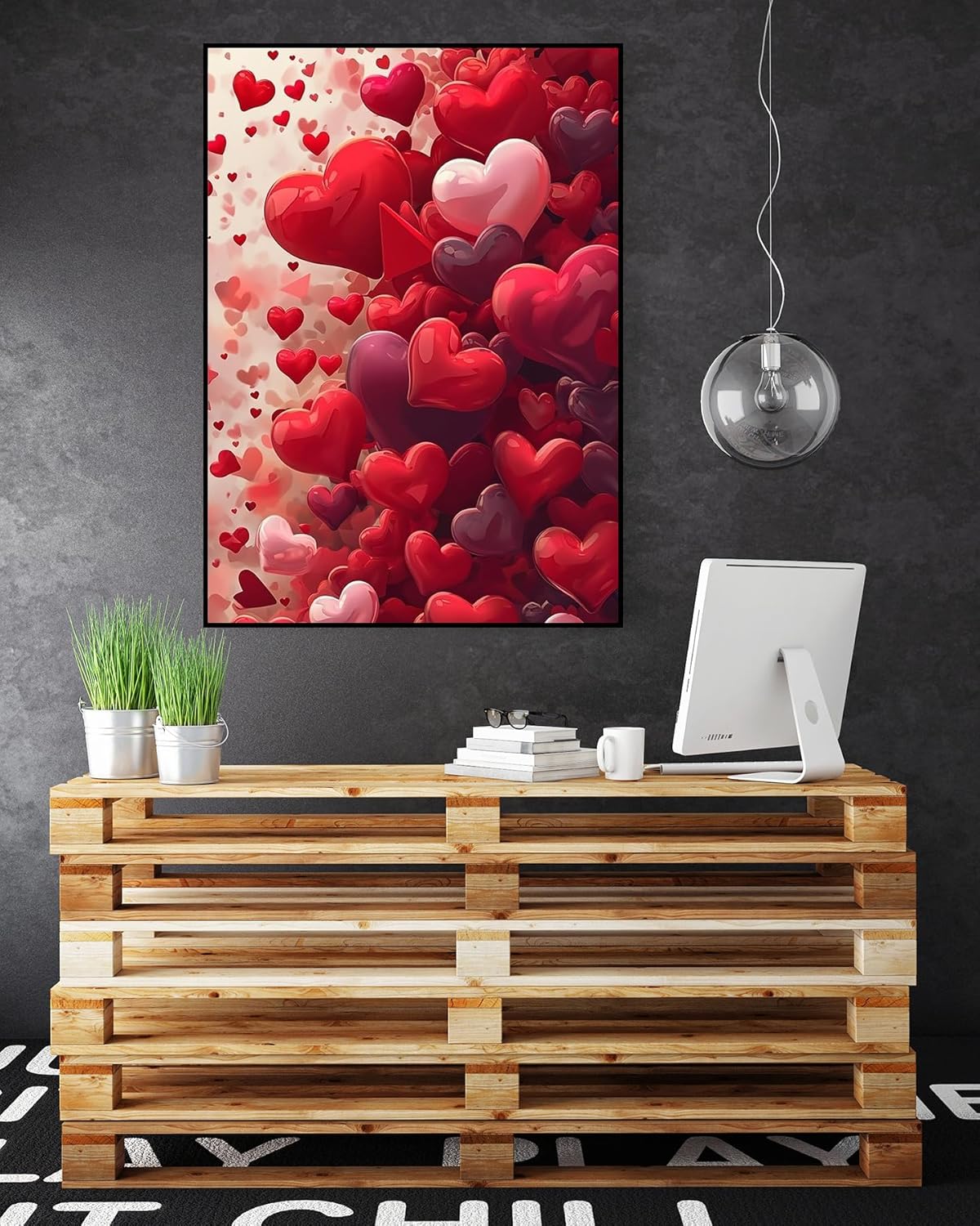 Love Heart Diamond Art Kits - 5D Diamond Painting Kits