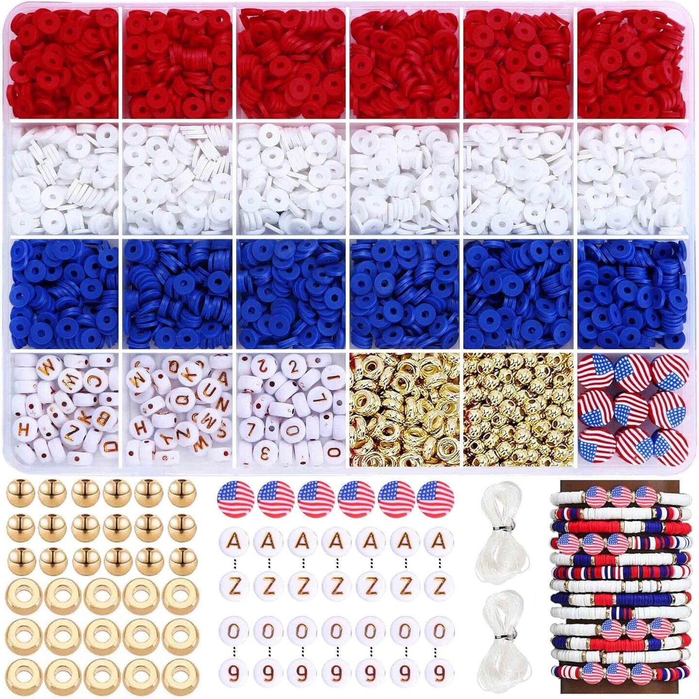 Clay Beads Bracelet Making Kit