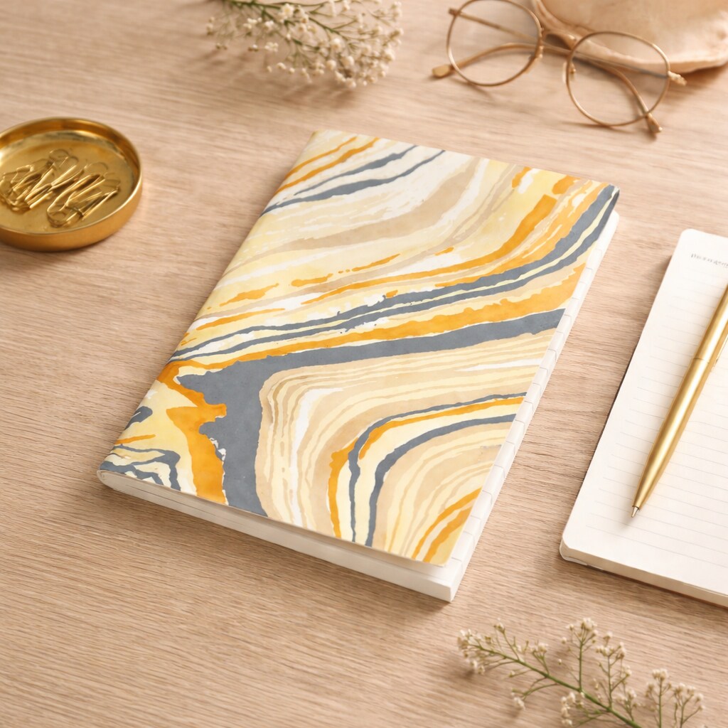 Handmade Paper Notebooks | Eco Friendly Writing Notebook |Set of 5 | Journal, Diary & Sketch Book |6x4"
