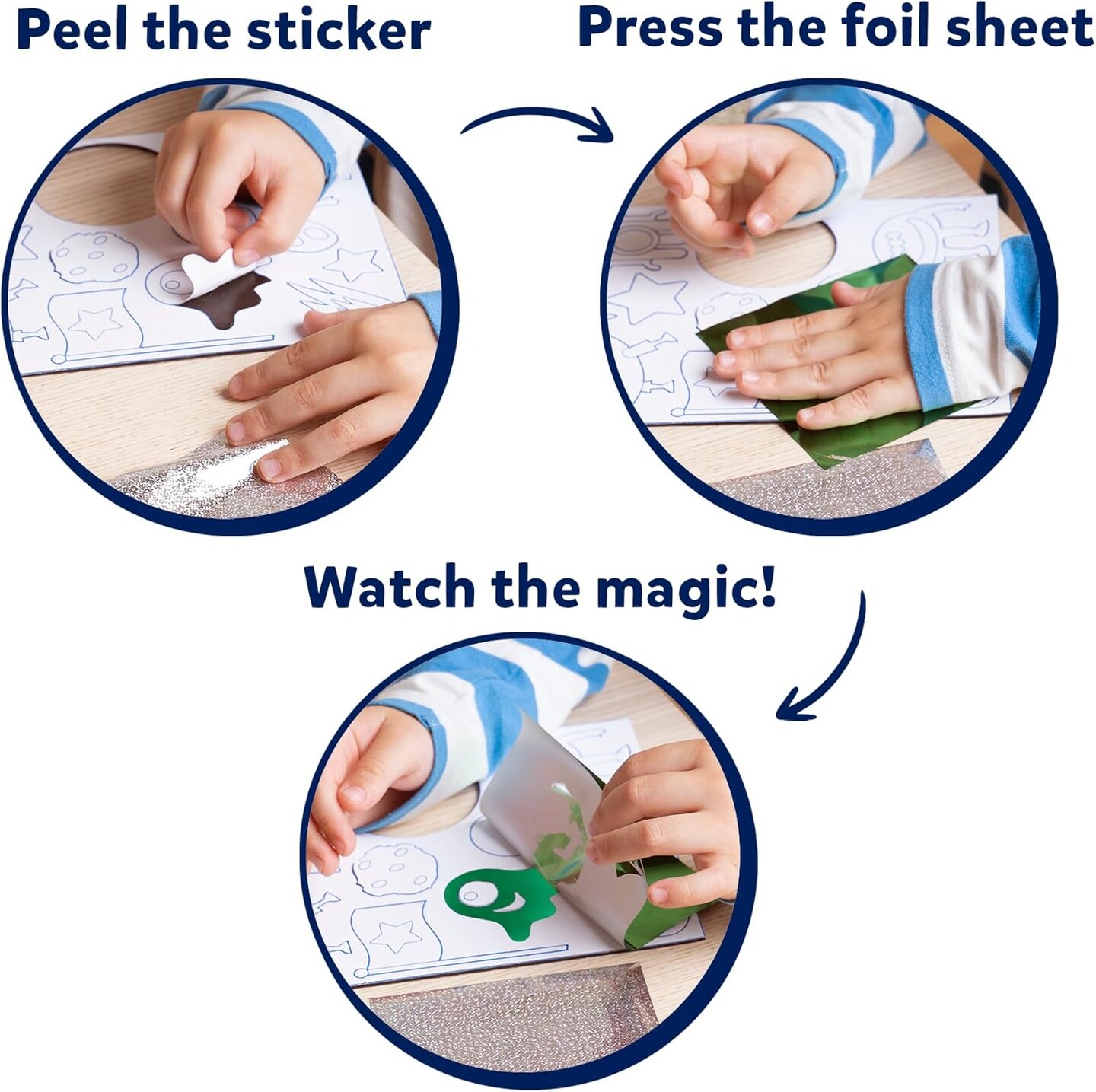 Foil Fun - Space, No Mess Art for Kids, Craft Kits & Supplies