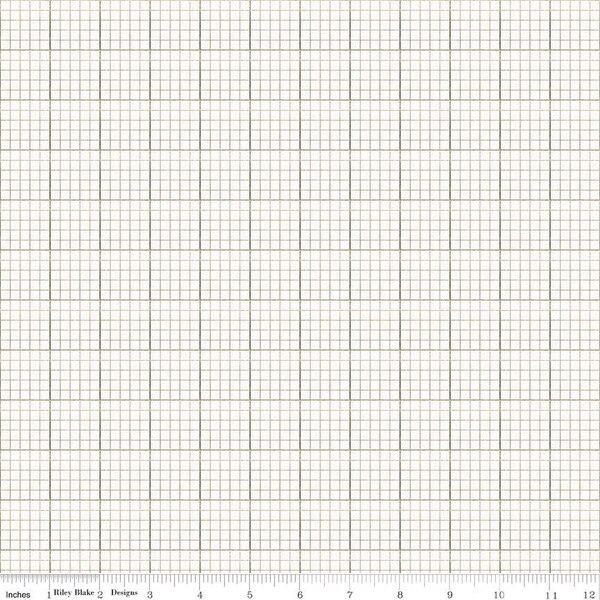 Graph Paper in Gray (c13051-gray) | Journal Basics | J Wecker Frisch | Riley Blake