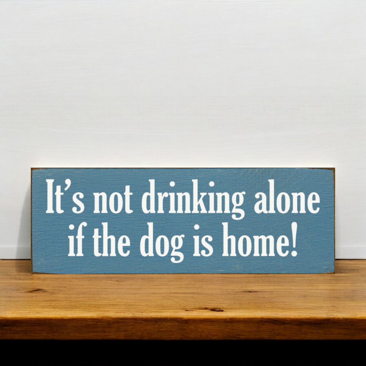 Humorous Rustic Wooden Sign Knotty Pine Wall Decor with Natural Knots and Cracks