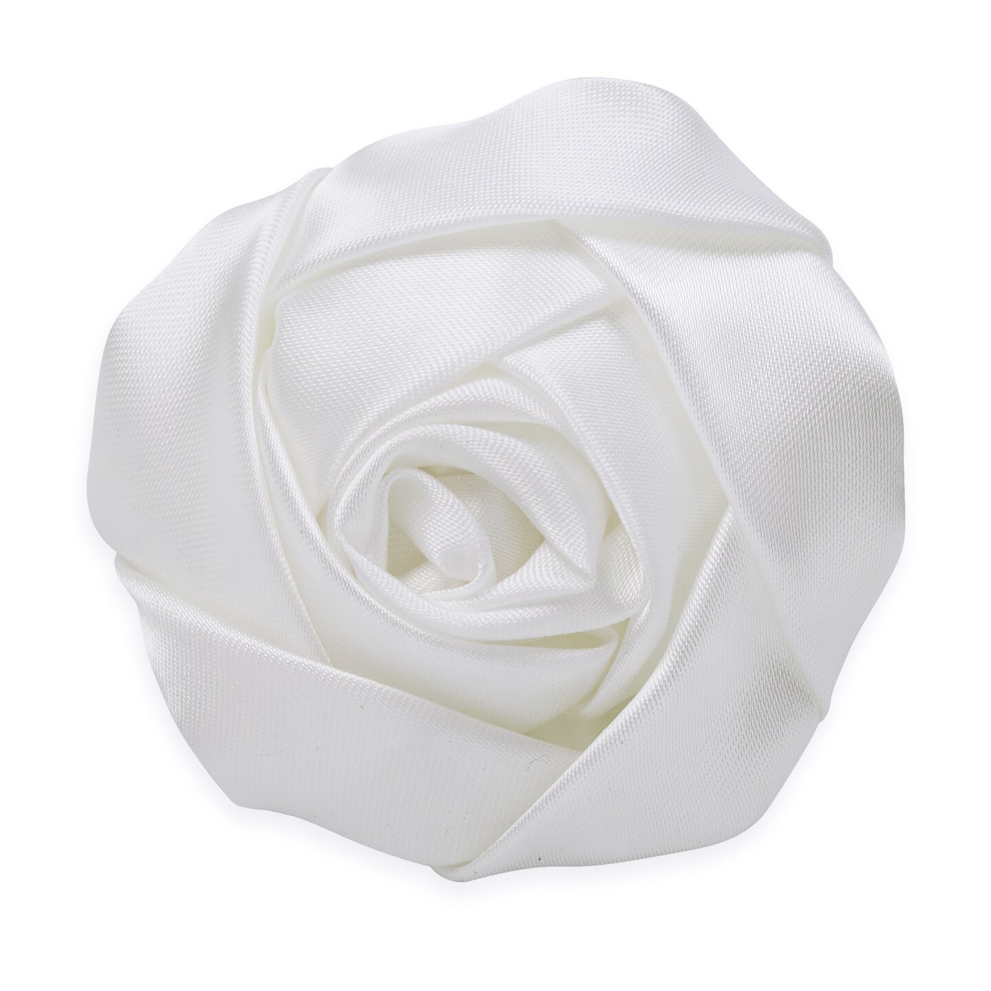 Vintage Bridal Satin Rose Applique