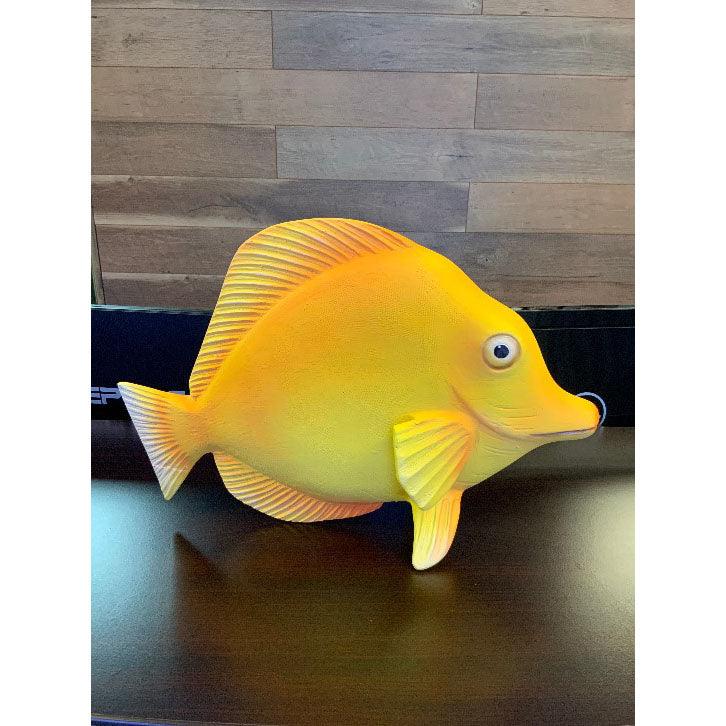 Yellow Tang Fish Statue