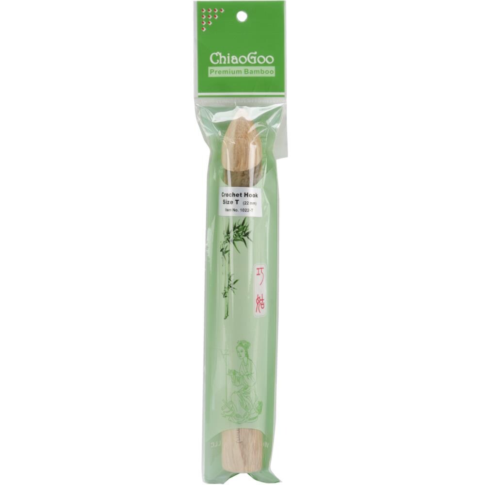ChiaoGoo Bamboo Crochet Hook - Sizes US E to U