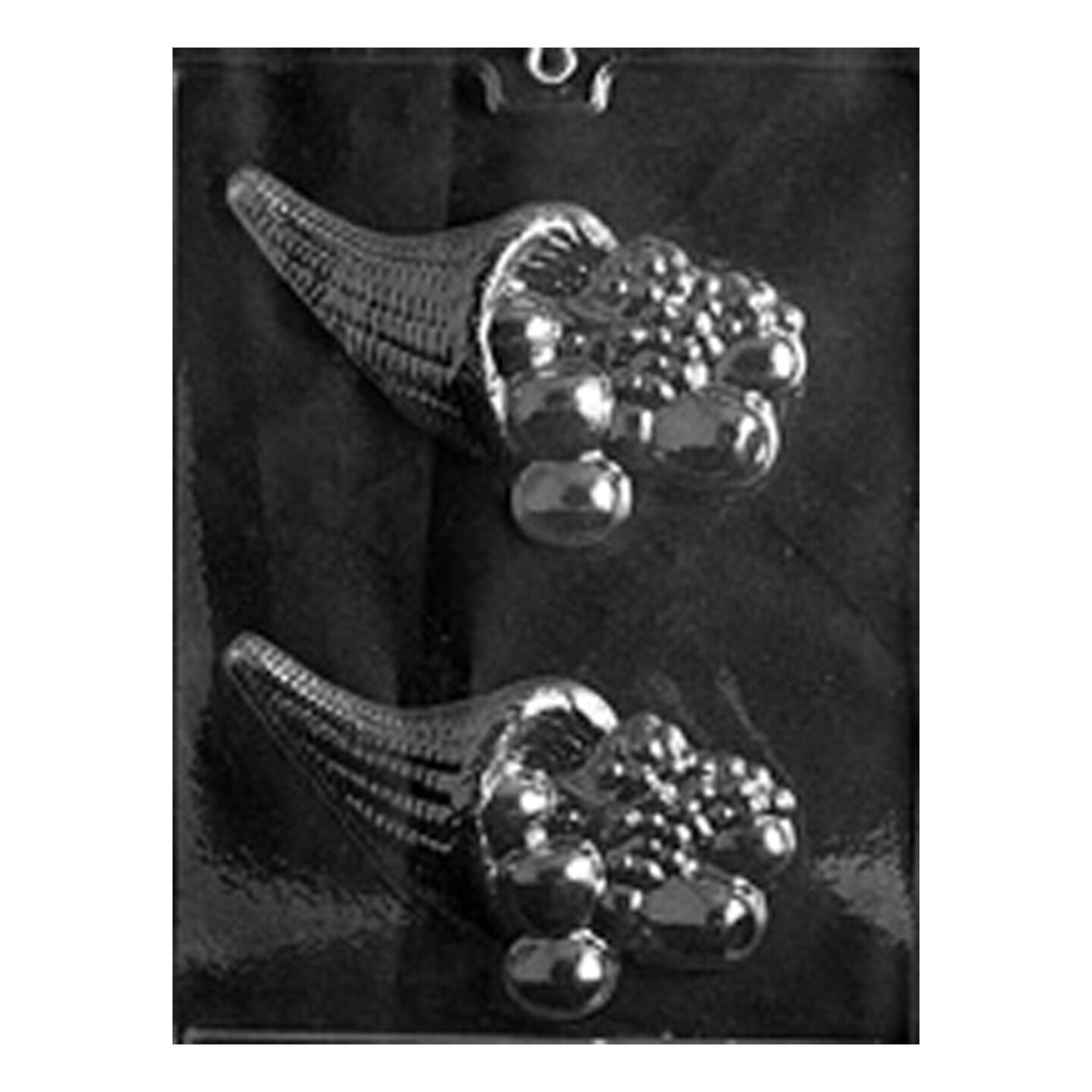 Medium Cornucopia Chocolate Mold for Holiday Displays and Treats