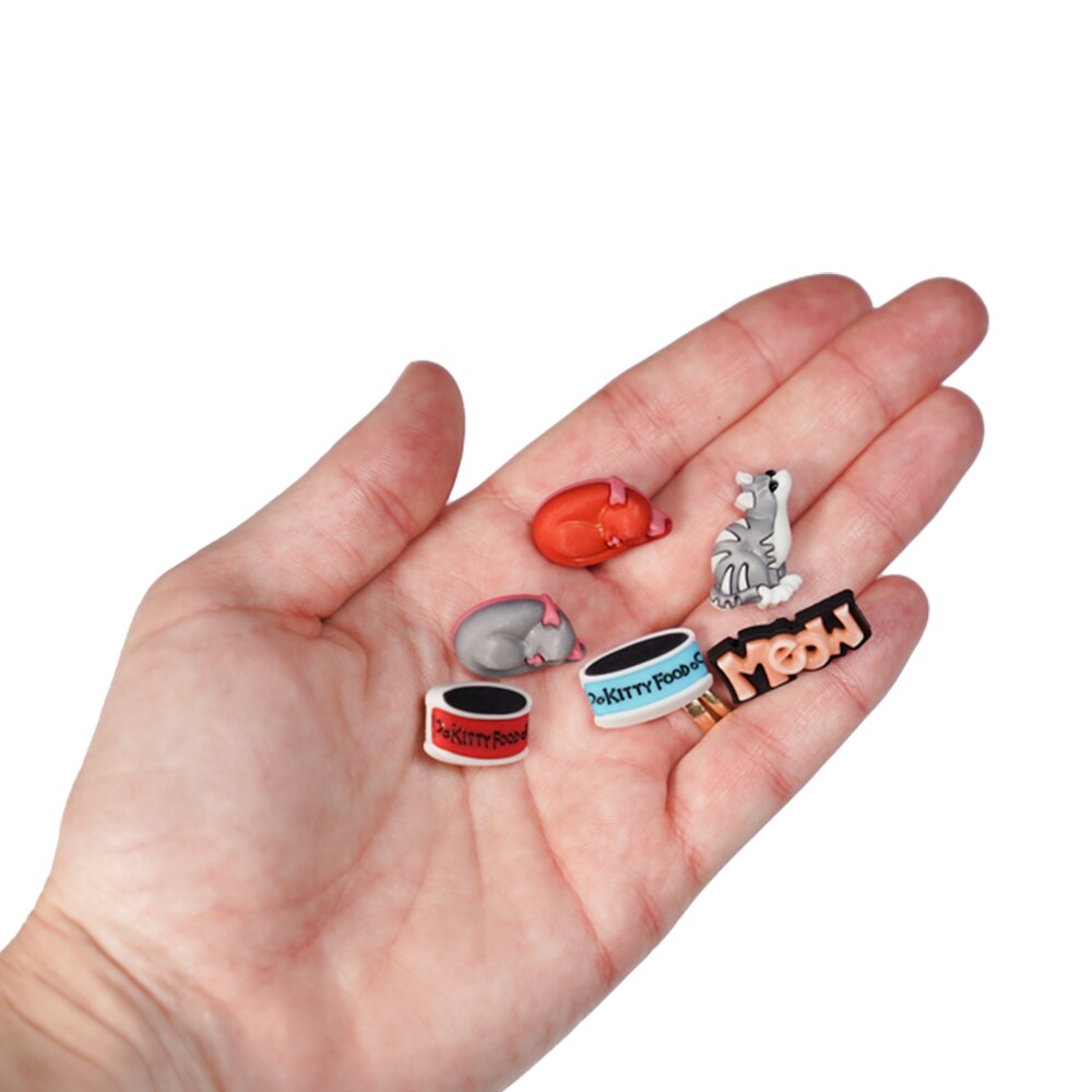 Assorted 3D Pet Buttons – 36-Piece Set for Sewing, Scrapbooking & DIY Crafts – Cute Dogs, Cats, Paws & Bones