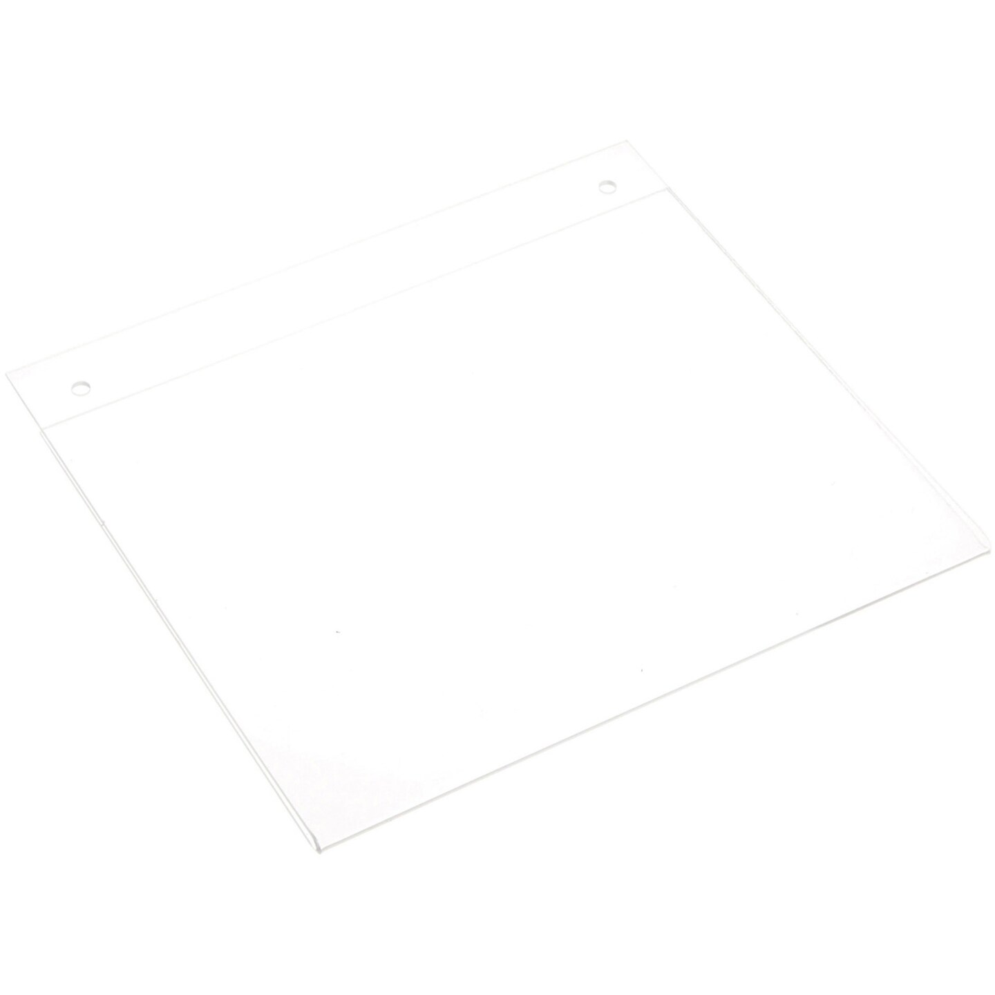 Plymor Clear Acrylic Sign Display / Literature Holder (Wall-Mount), 10" W x 8" H