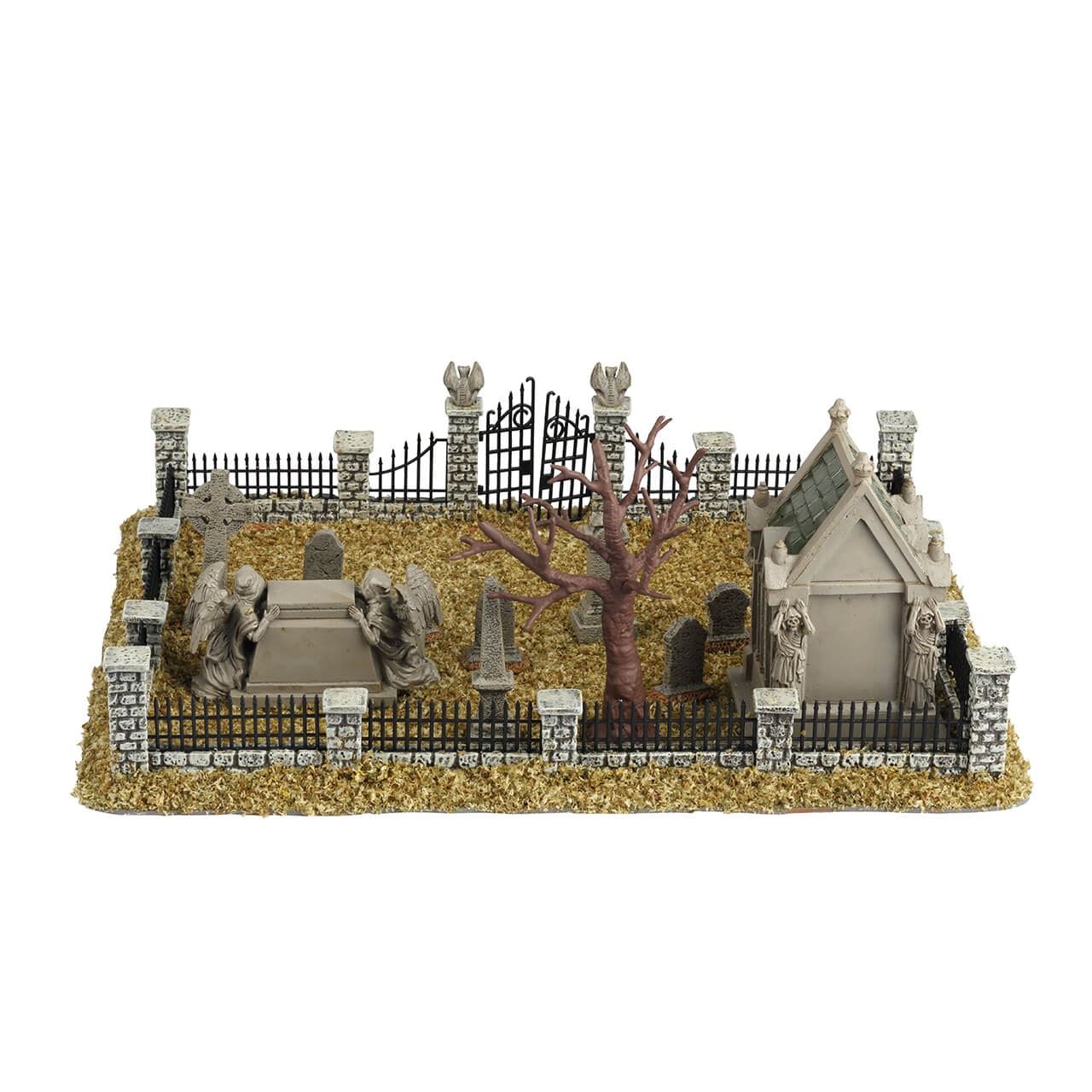 Lemax Spooky Town Halloween Village Accessory: Haunted Souls Graveyard