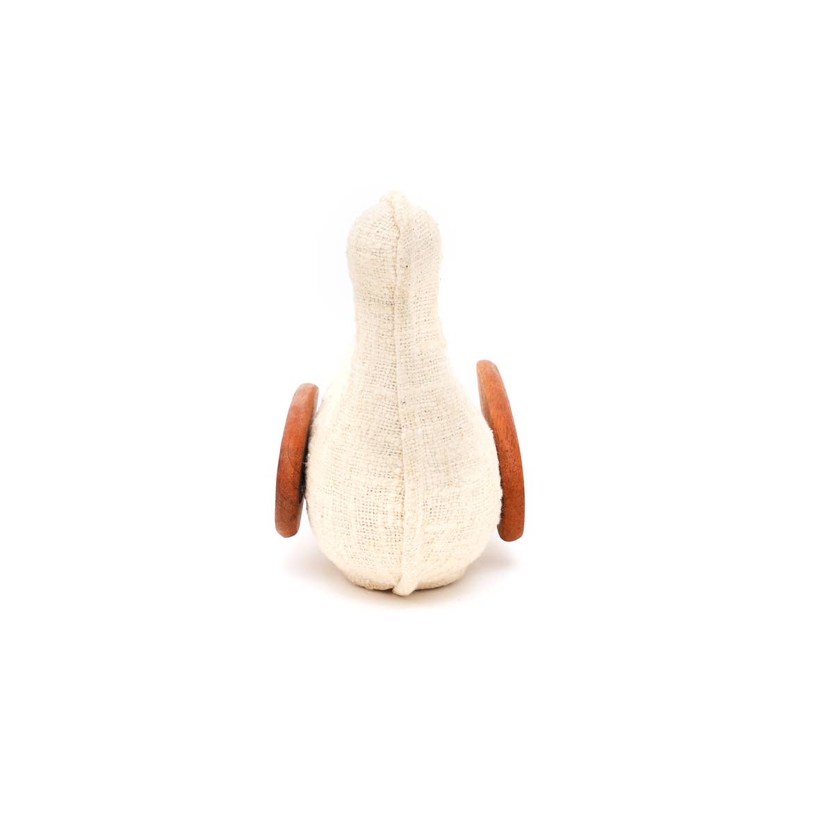 EcoMix Dove with Fabric & Wood Wings – Handcrafted Figurine & Sculptural Décor-9X4.5X7.8"