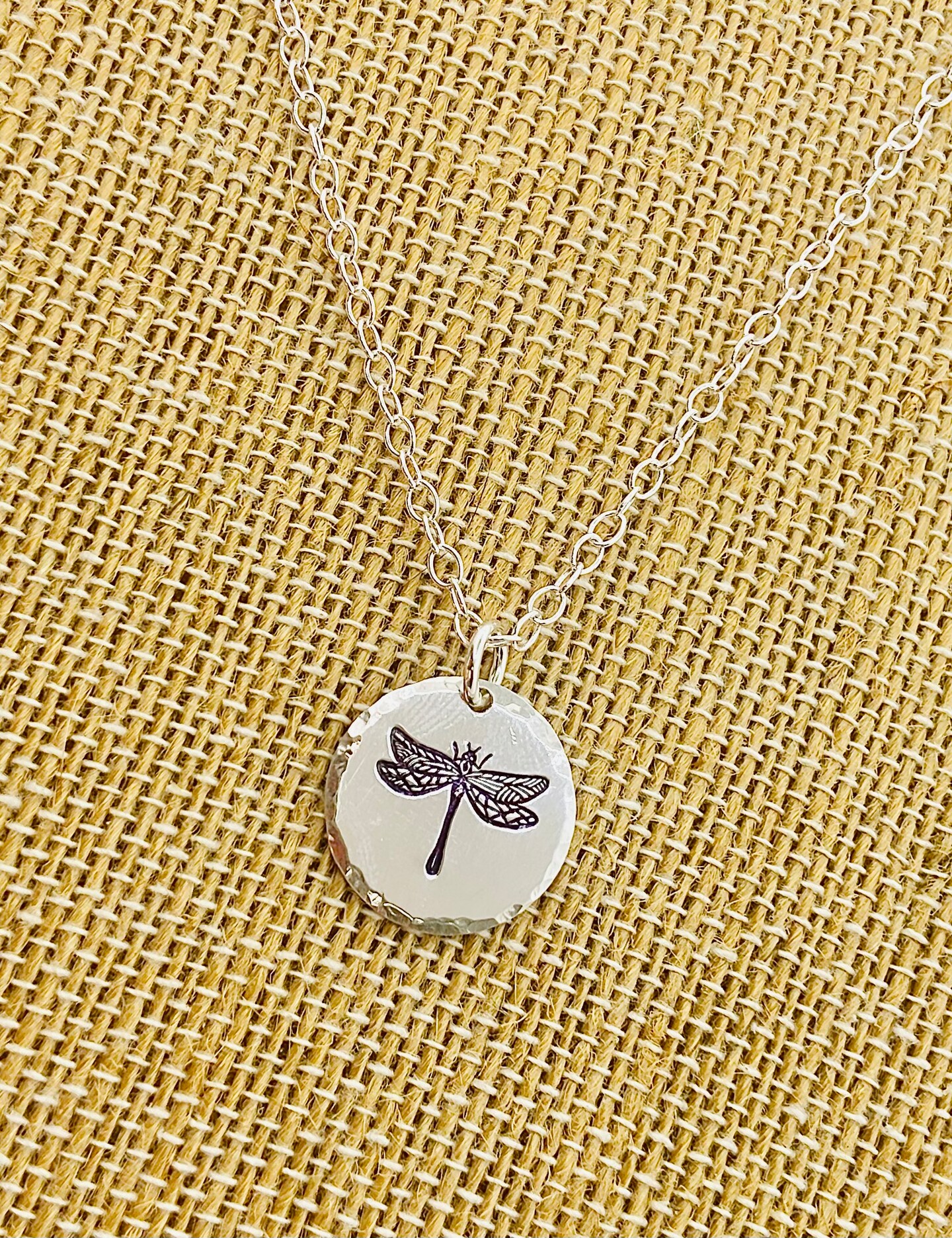 Dragonfly Necklace, Sterling Silver Dragonfly Necklace, Dragonfly Jewelry product 3