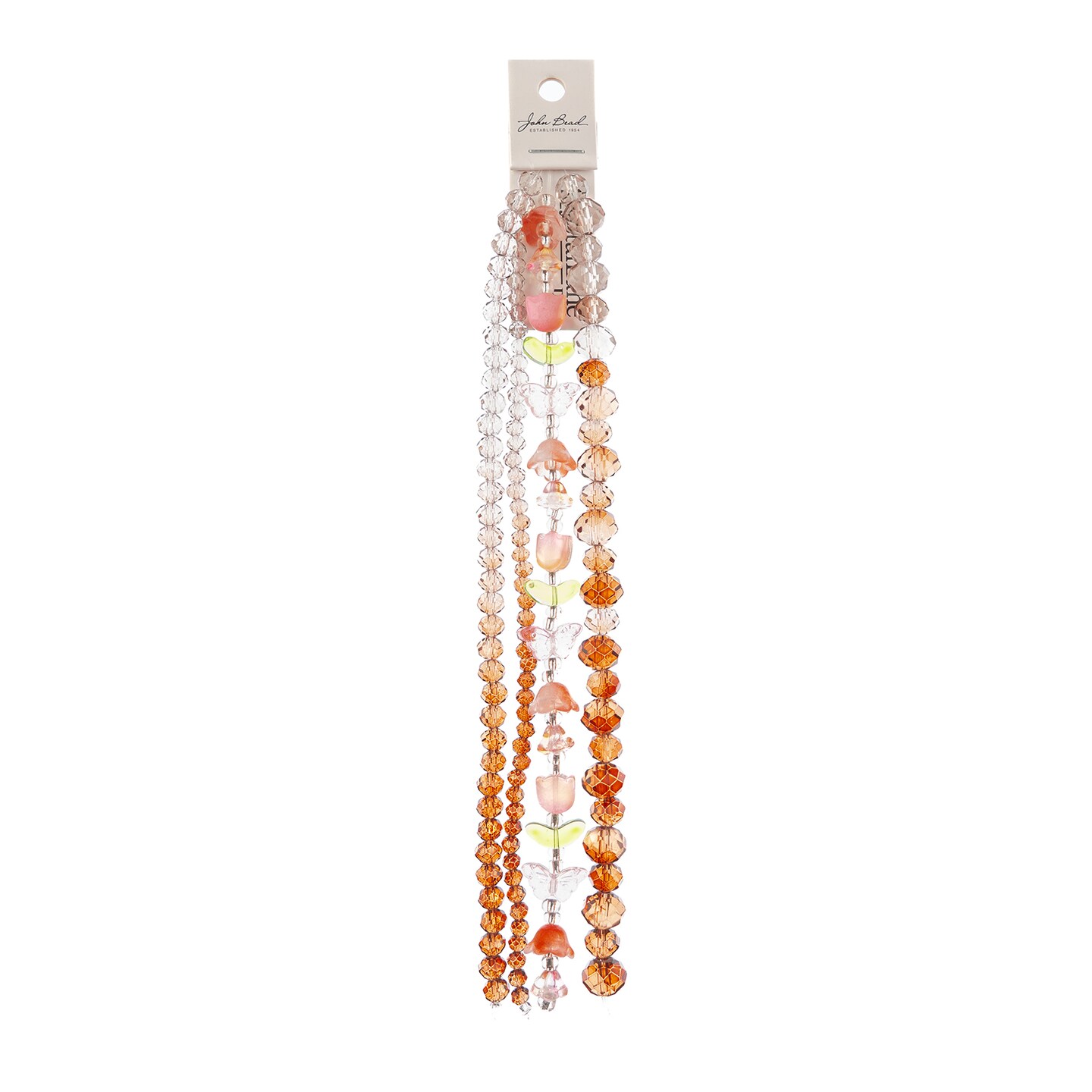 Crystal Lane DIY Glass Garden 7in Mixed Bead Strands