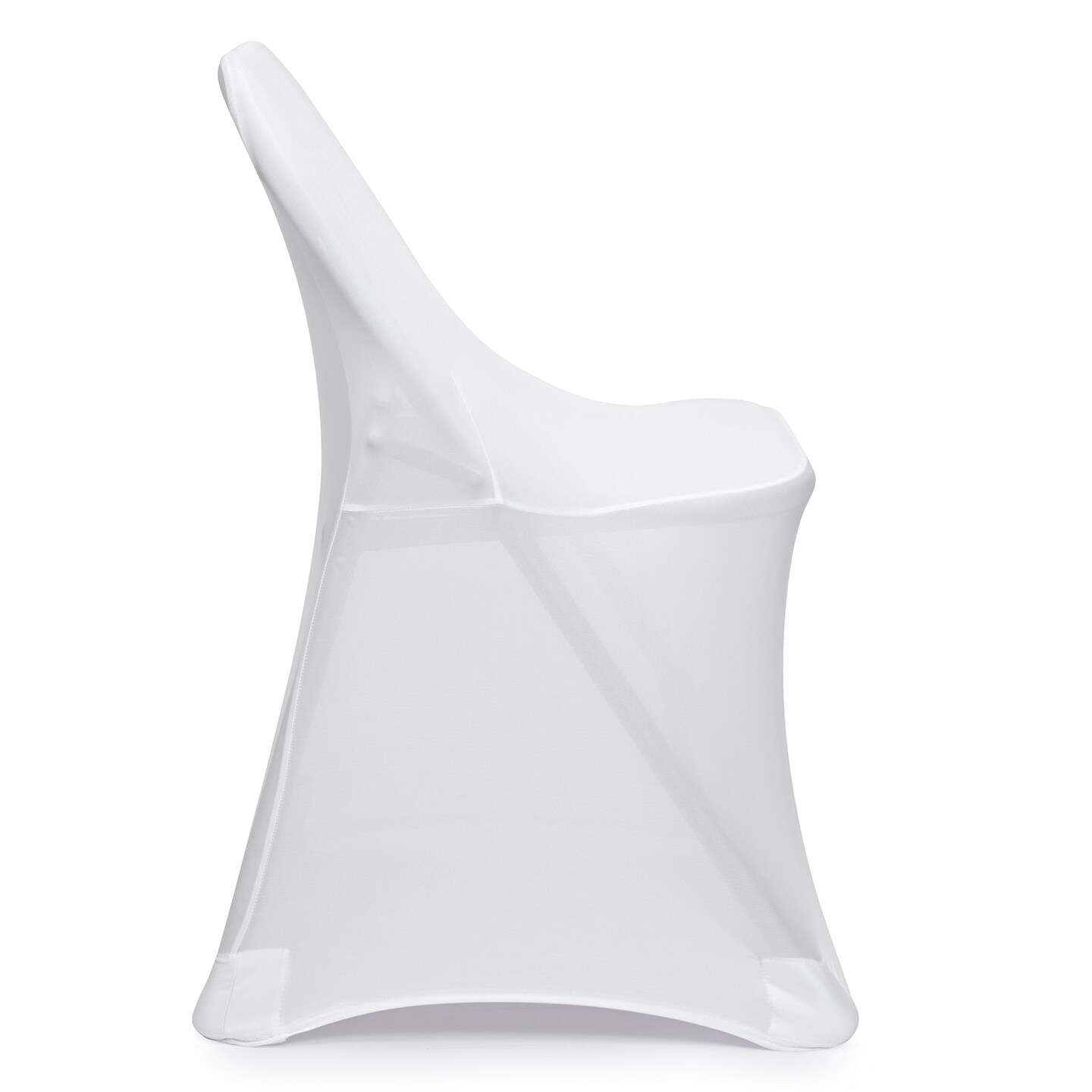 Lann&#x27;s Linens Spandex Folding Chair Covers for Wedding, Party, and Banquet