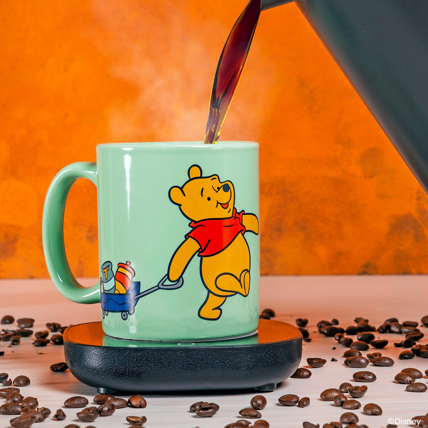 Uncanny Brands Disney Winnie the Pooh 12oz Mug Warmer Set