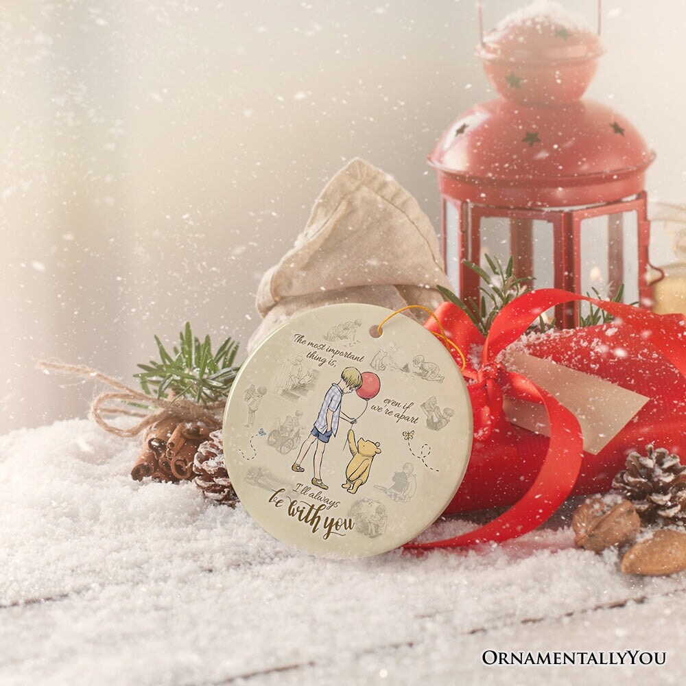I&#x27;ll Always be with You Ornament, Comforting Pooh Bear Christmas Gift and Keepsake