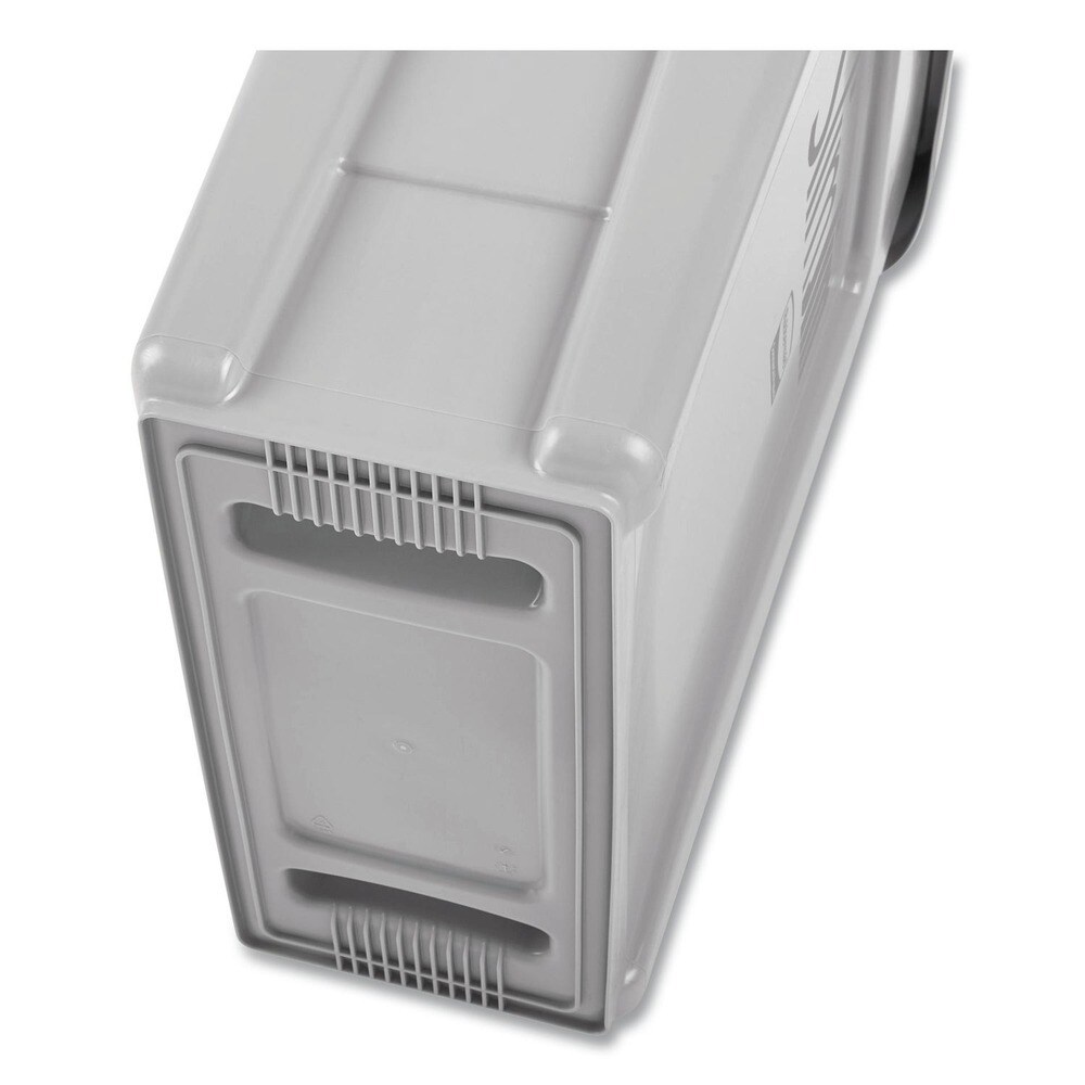 Rubbermaid Commercial Slim Jim 13 gal Polyethylene Under Counter Container - Gray