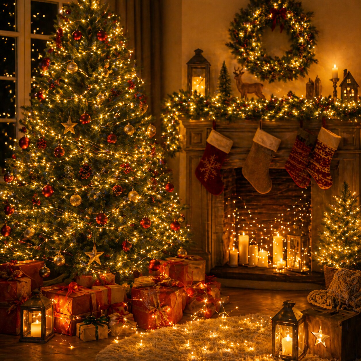 3 pack of 150 LED Warm White Battery Operated Fairy Lights with Timer- Total of 450 LED Lights - Uses 3 AA Batteries Not Included