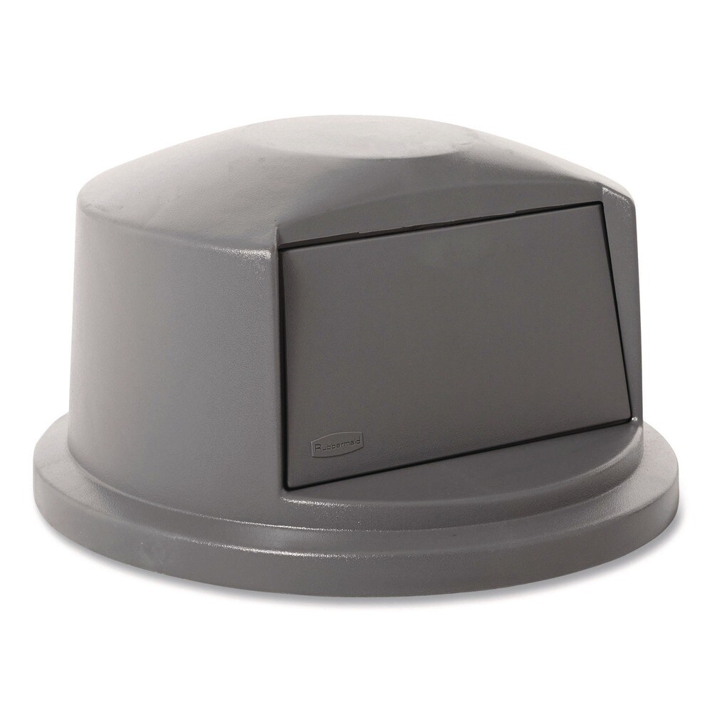 Rubbermaid Commercial 22.75 in. x 12.25 in. BRUTE Dome Top Swing Door Lid for 32 gal. Waste Containers - Gray