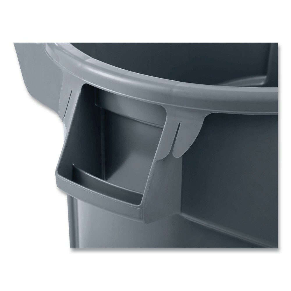 Rubbermaid Commercial BRUTE 44 gal Plastic Vented Wheeled Container - Gray