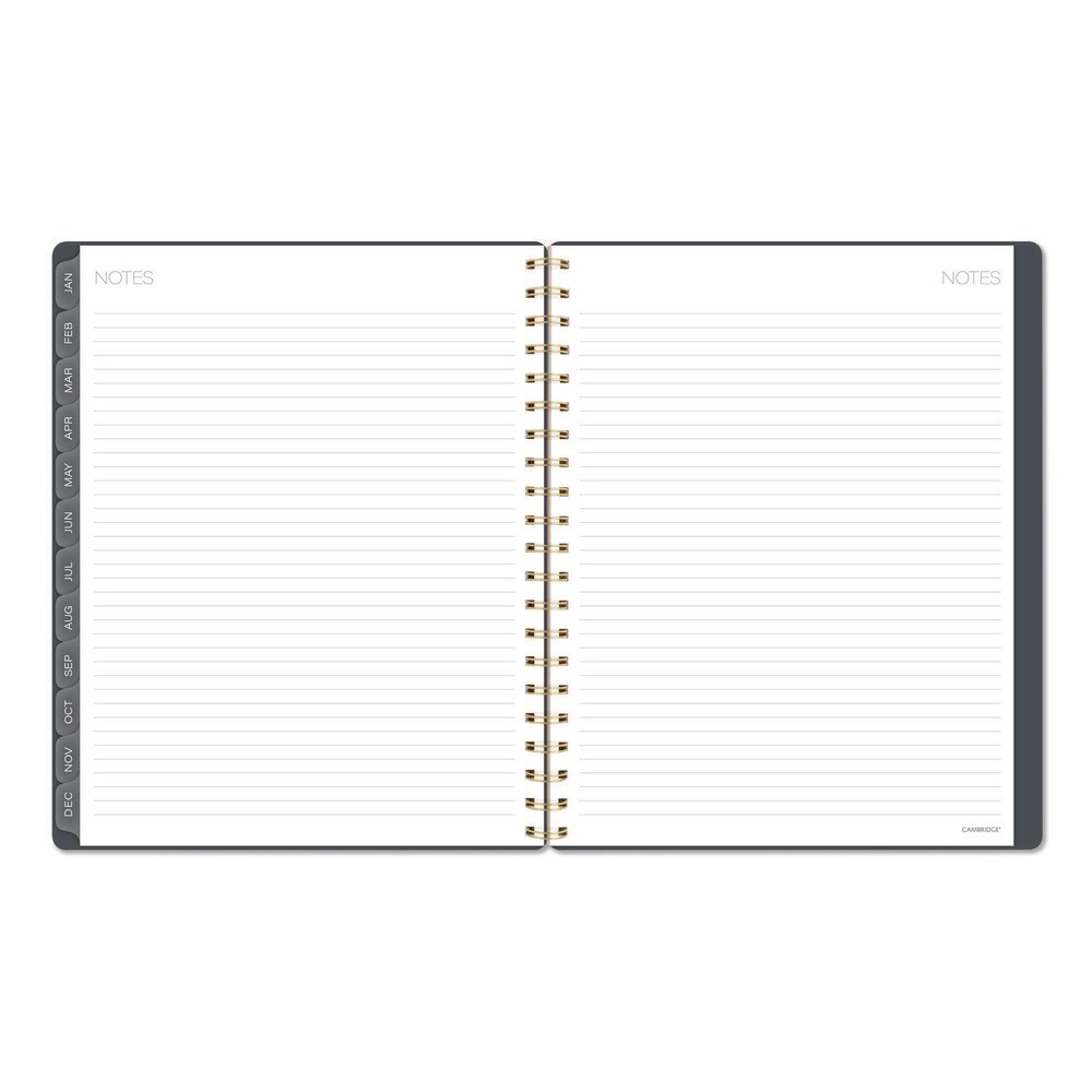 AT-A-GLANCE 11 in. x 8.5 in. 12-Month (Jan-Dec 2026) Hera Weekly Monthly Planner - Black/Gold Cover