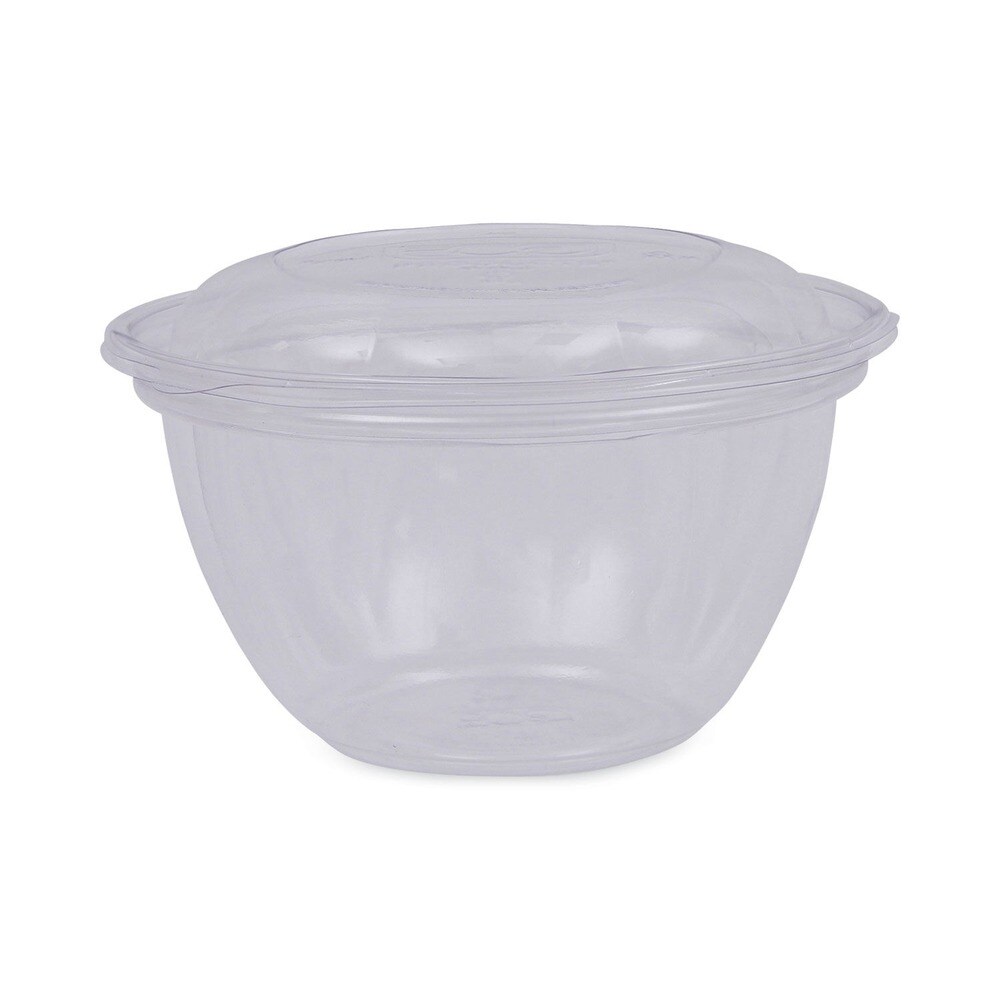 Eco-Products 5.5 in. x 2.3 in. 18 oz. Renewable and Compostable Plastic Containers - Clear (150/Carton)