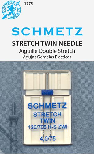 Schmetz Size 4.0/75 Twin Stretch Sewing Machine Needles 1775 130