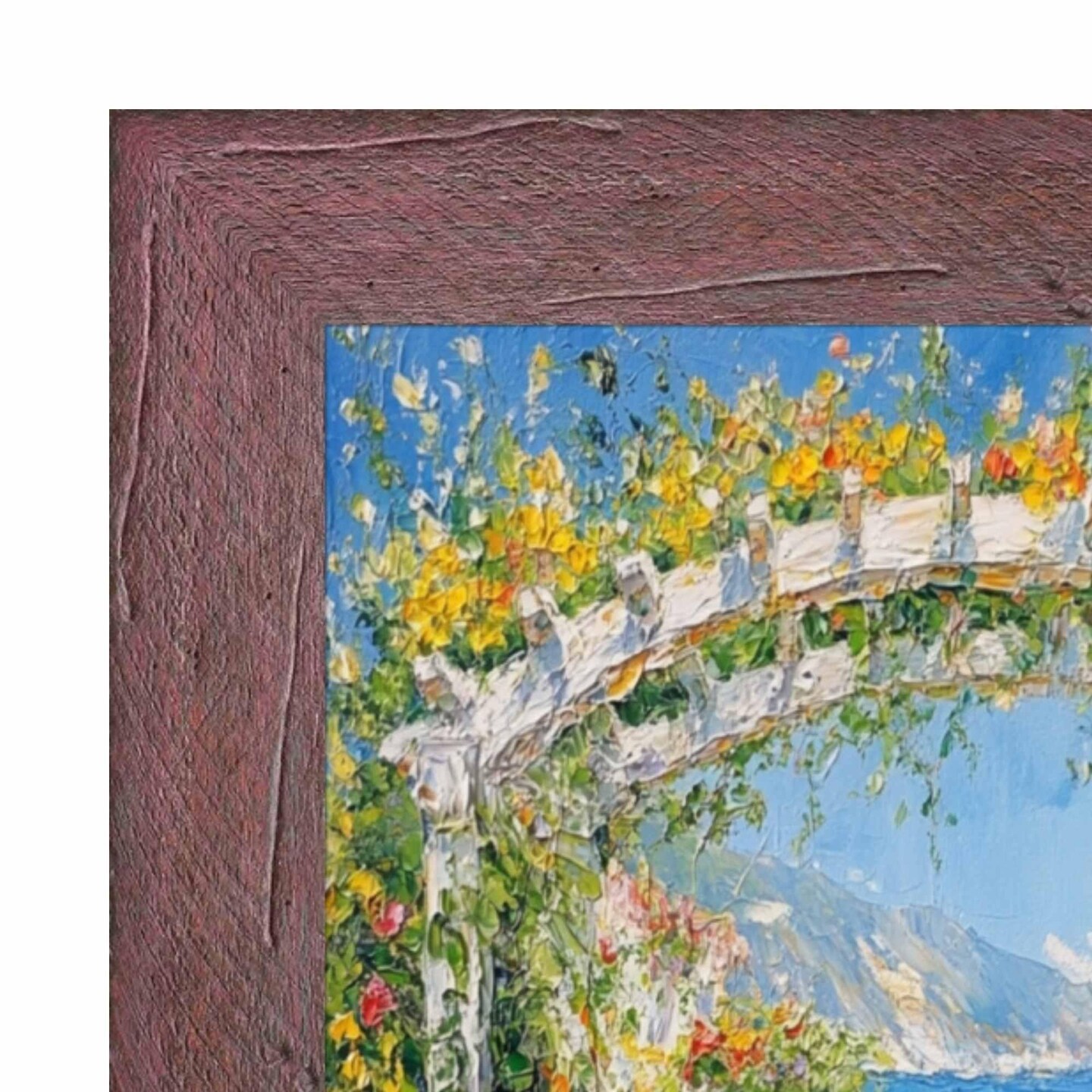 Drift Barnwood Hibiscus Rustic Picture Frame 27x40 frame