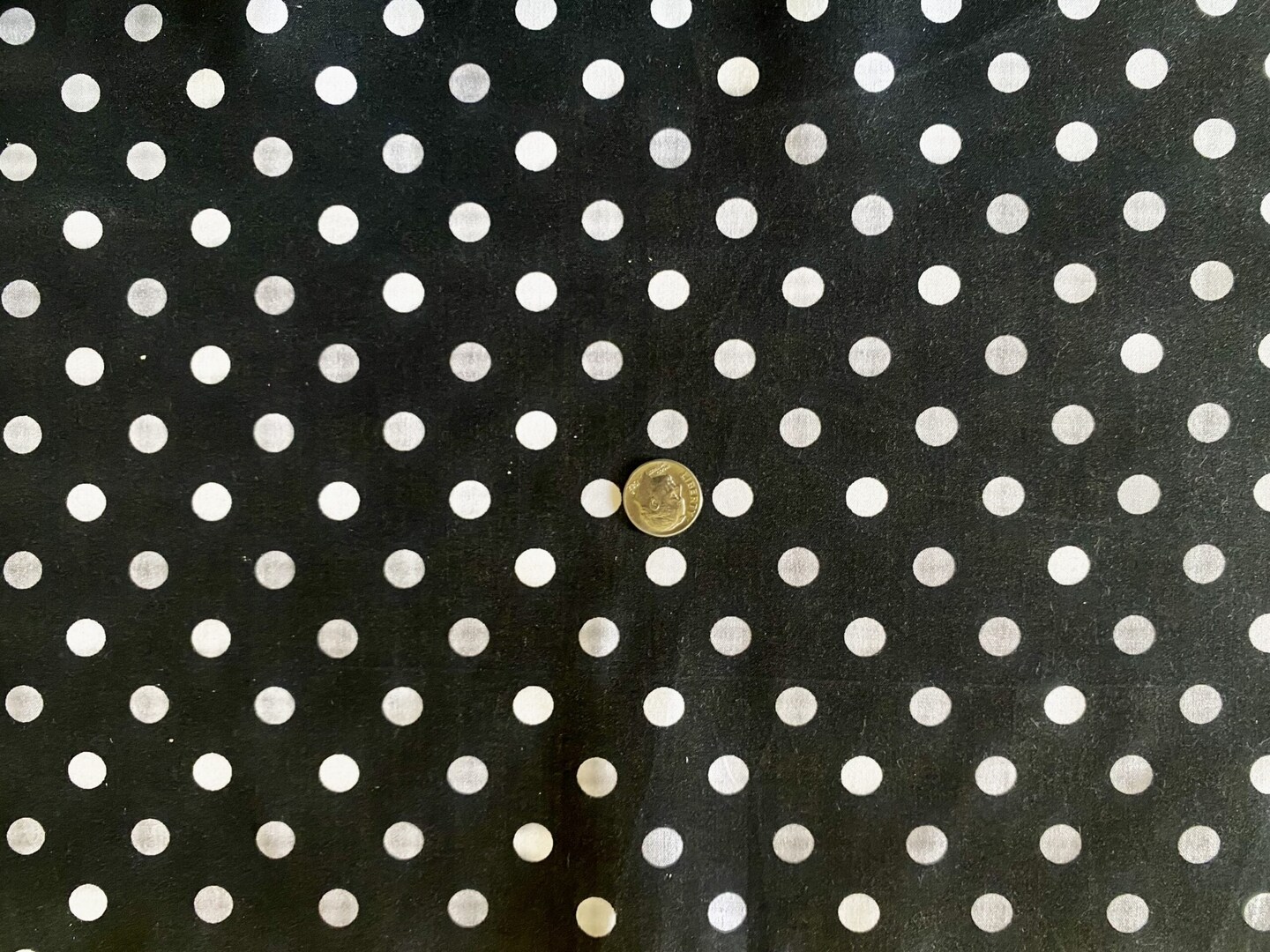 1 Yard Multi Color Small Polka Dot Poly Cotton Fabric for Crafts Bedding Sewing Masks 60" Width