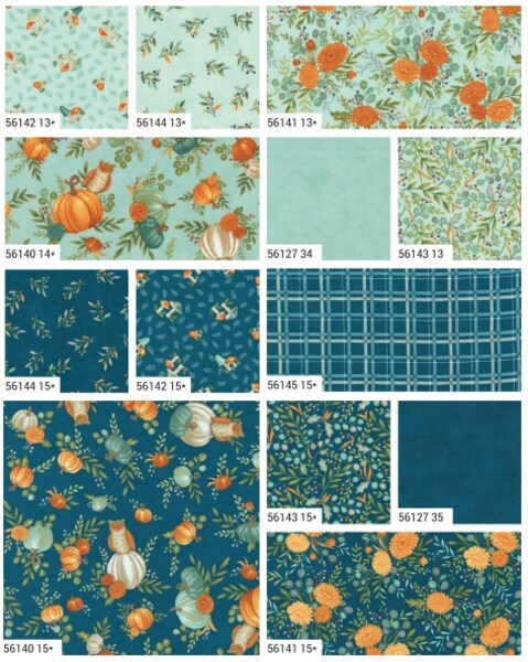 I Love Fall Most of All 2.5" Strip Roll (Jelly Roll) by Deb Strain for Moda (56140JR)