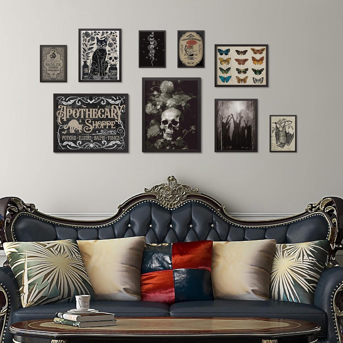 Gothic Wall Decor - 9pcs