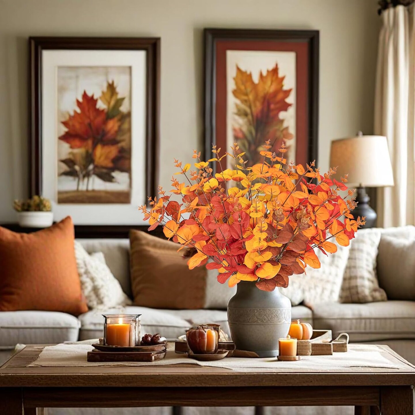 10PCS Fall Decorations for Home Autumn