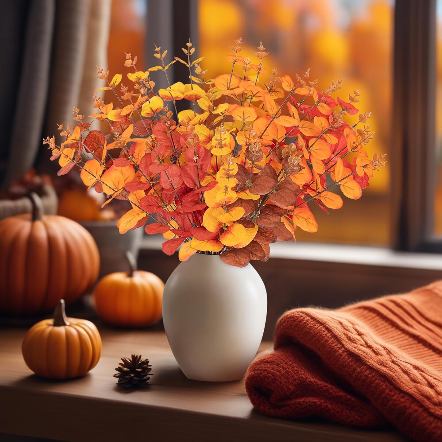 10PCS Fall Decorations for Home Autumn