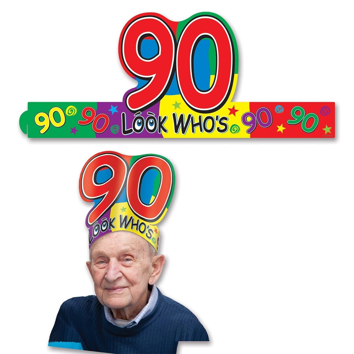 24 Pack Beistle Look Who&#x27;s 90 Headband